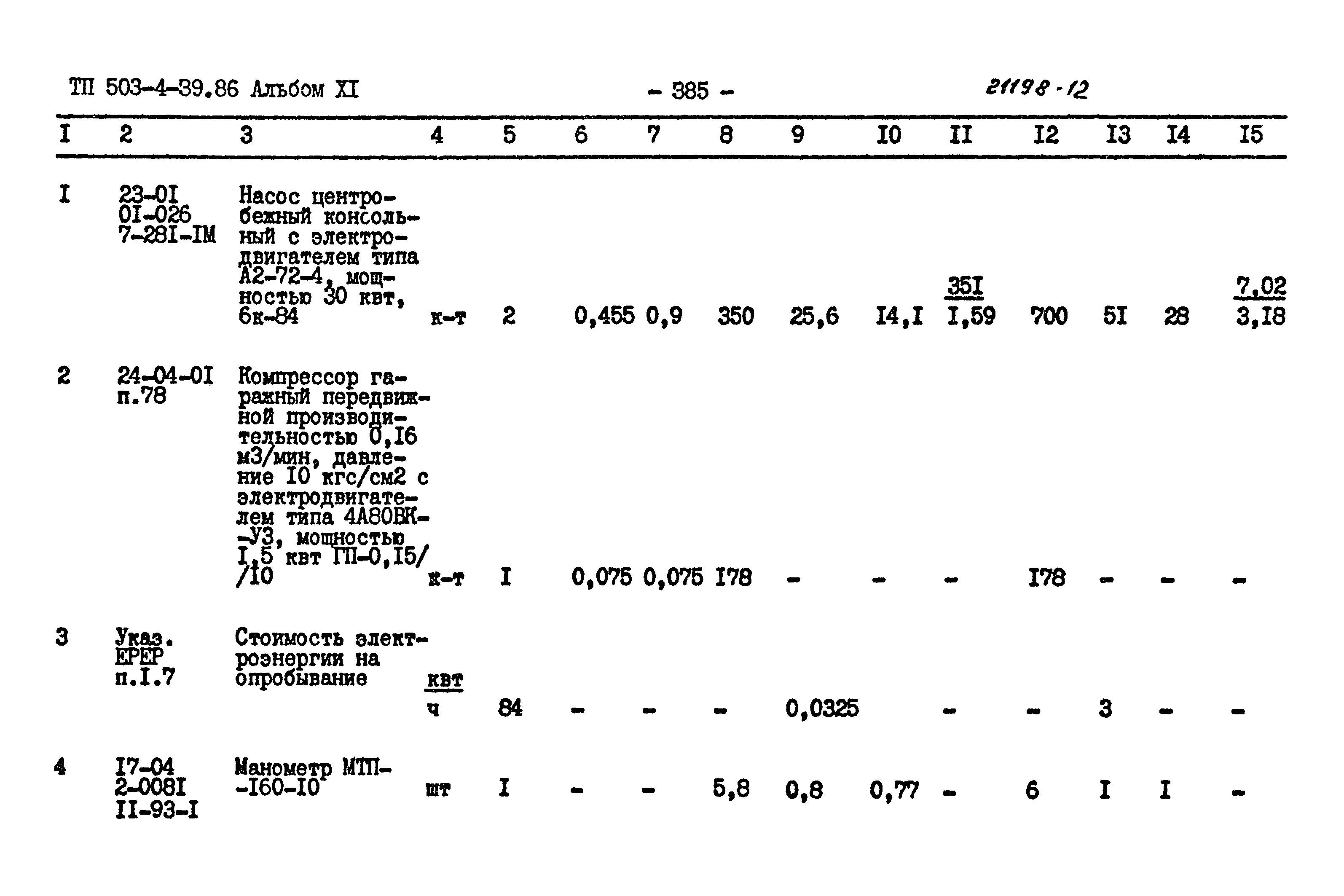 Типовой проект 503-4-39.86