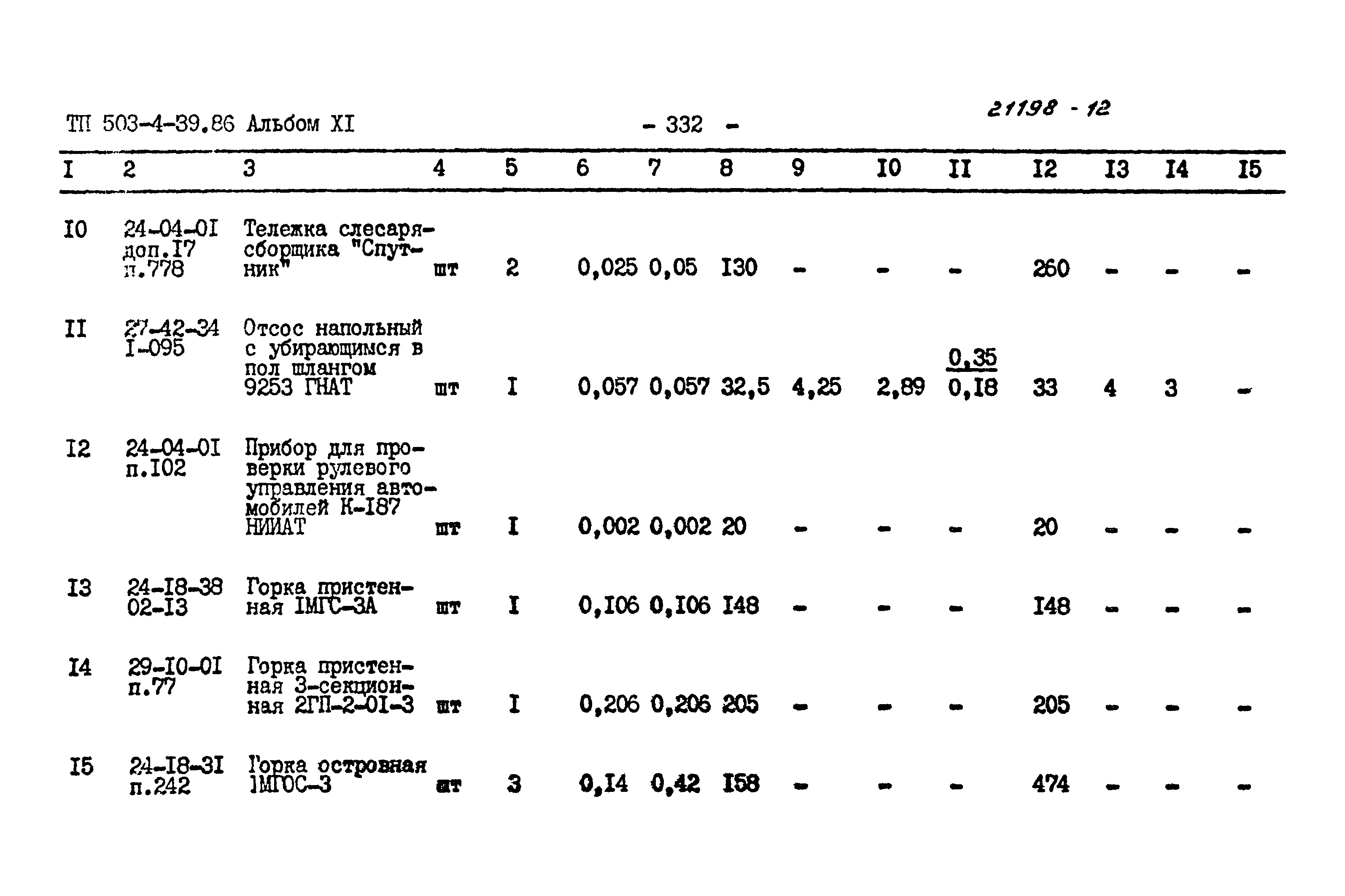 Типовой проект 503-4-39.86