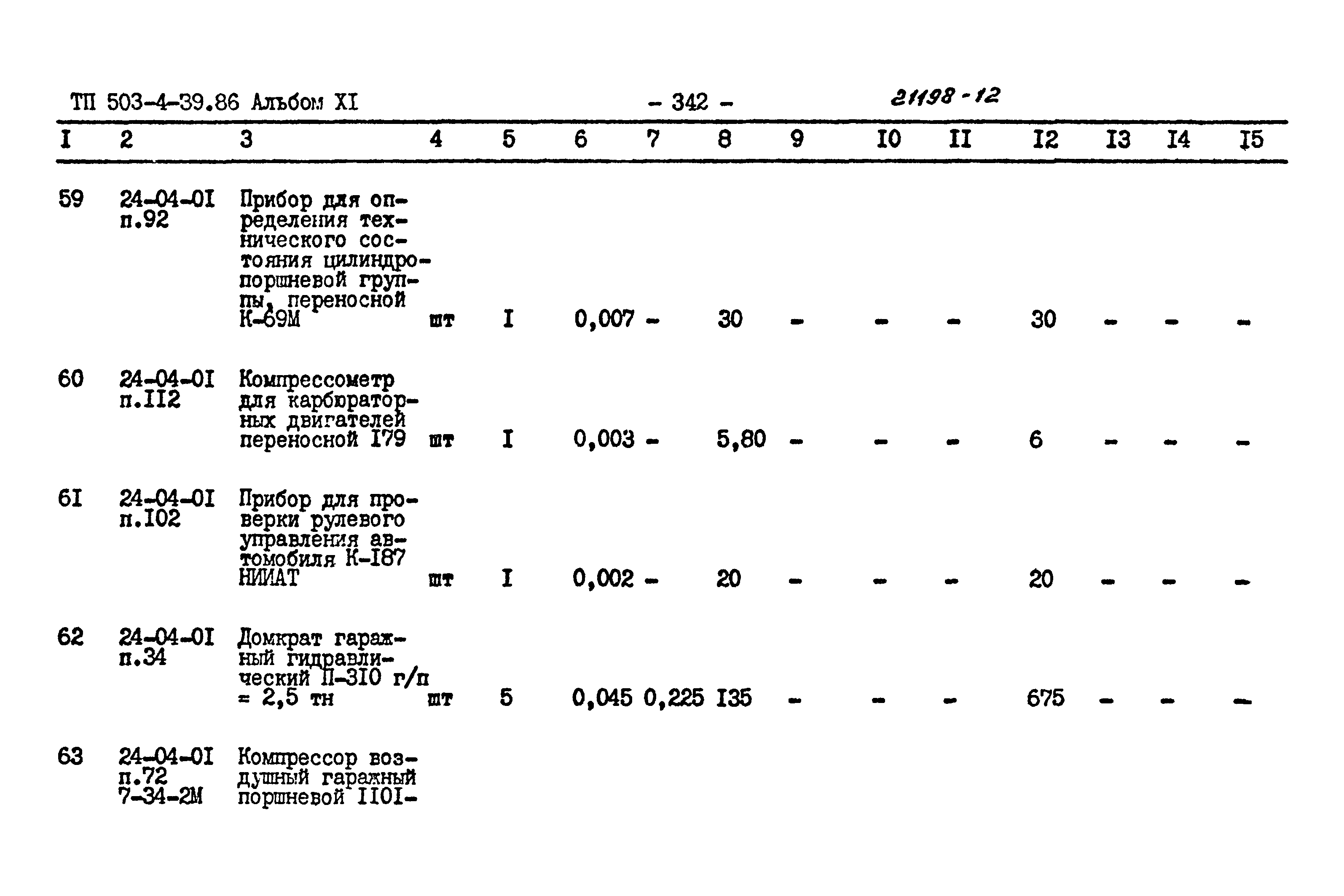 Типовой проект 503-4-39.86