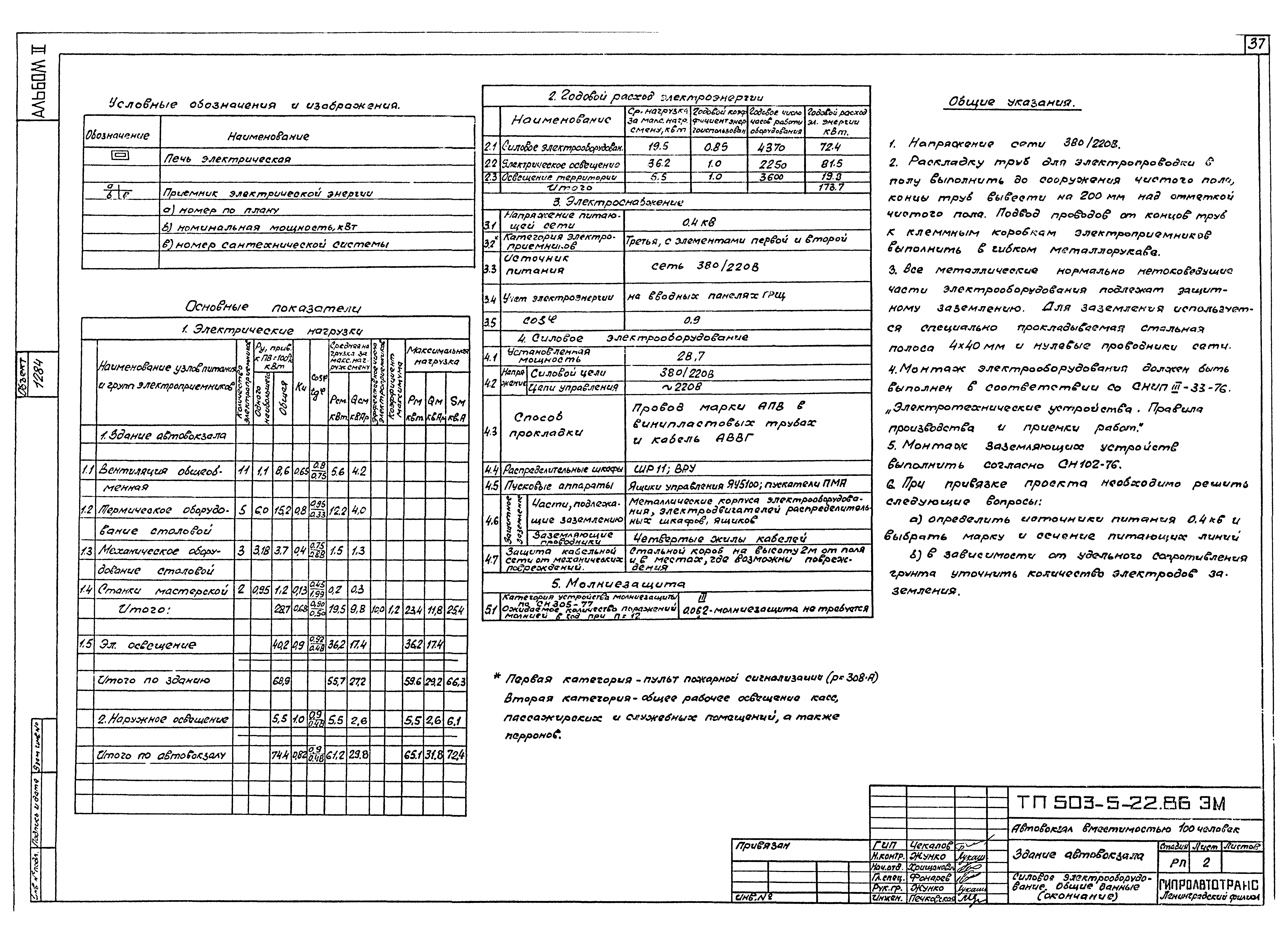 Типовой проект 503-5-22.86