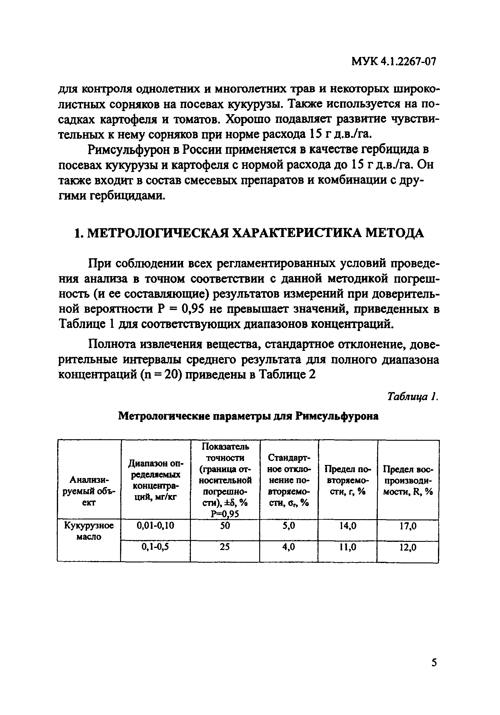 МУК 4.1.2267-07