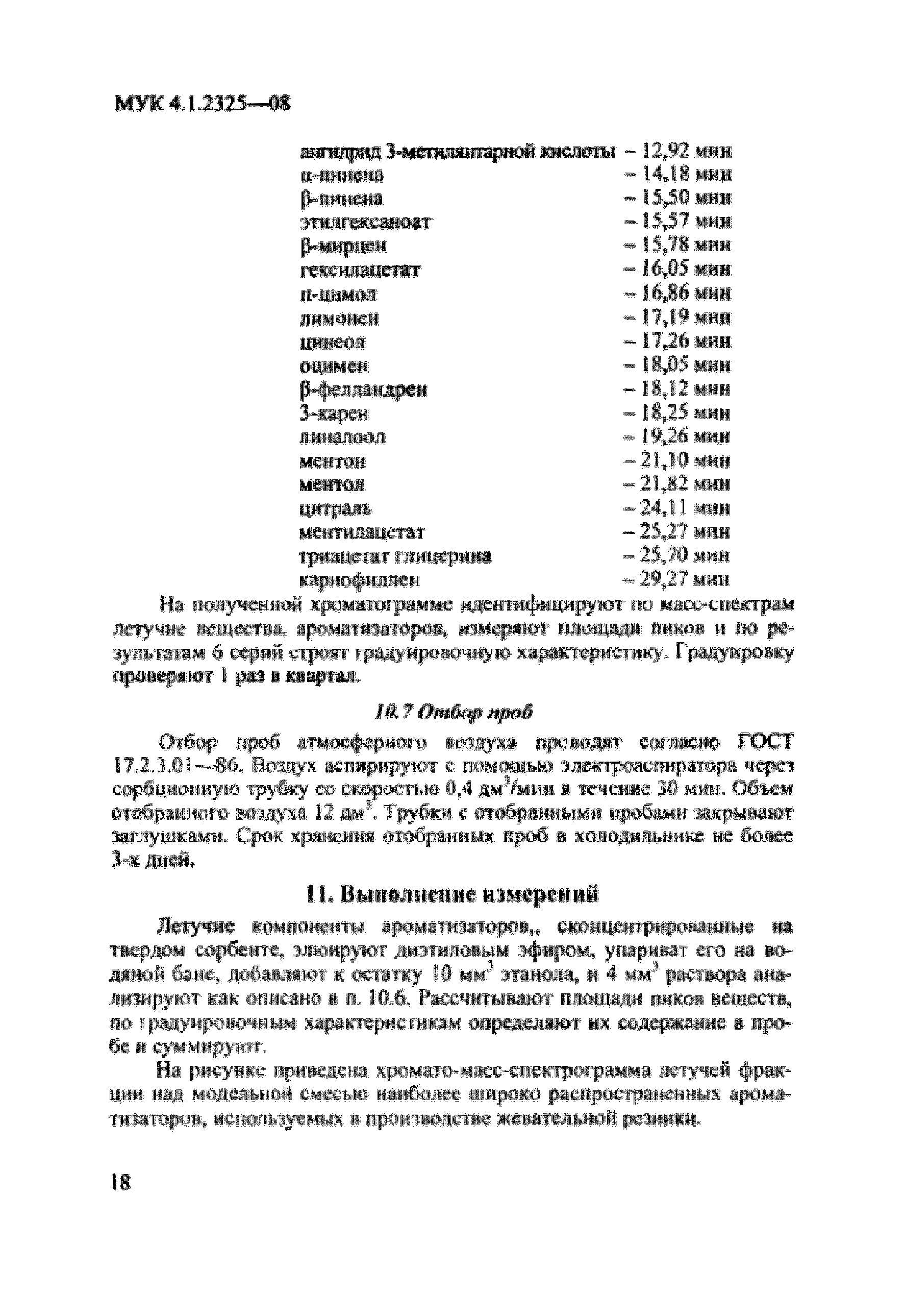 МУК 4.1.2325-08