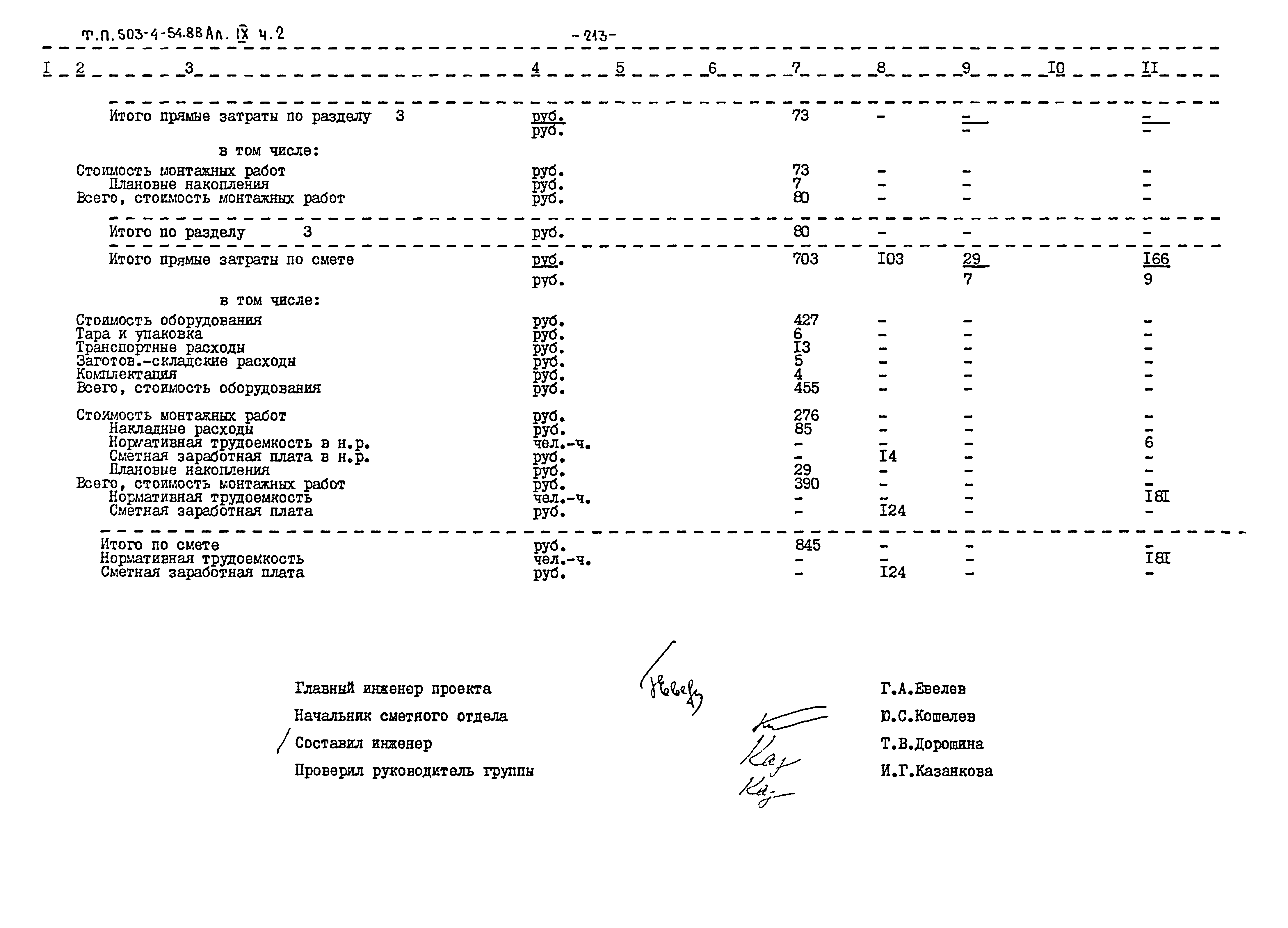 Типовой проект 503-4-54.88