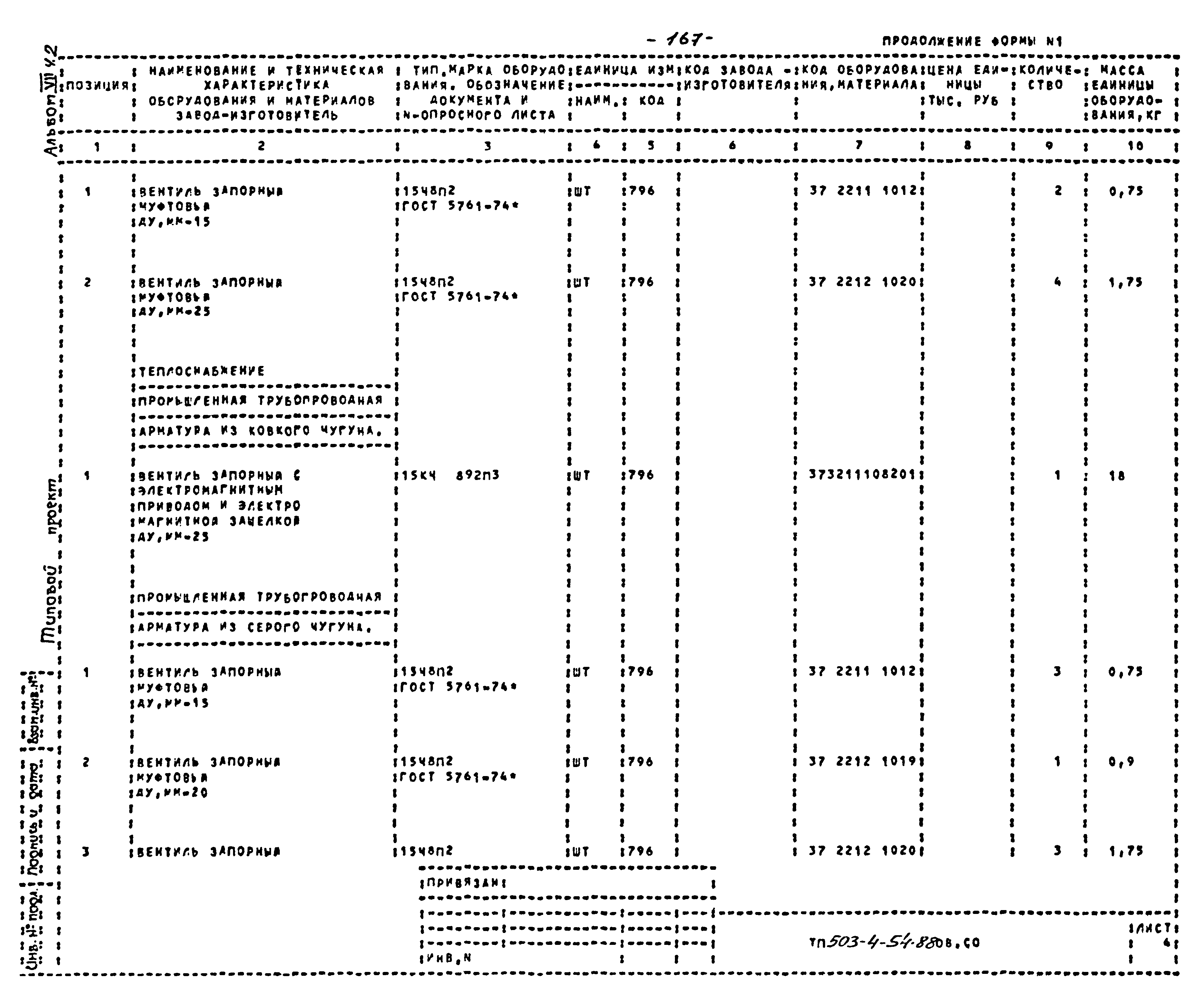 Типовой проект 503-4-54.88