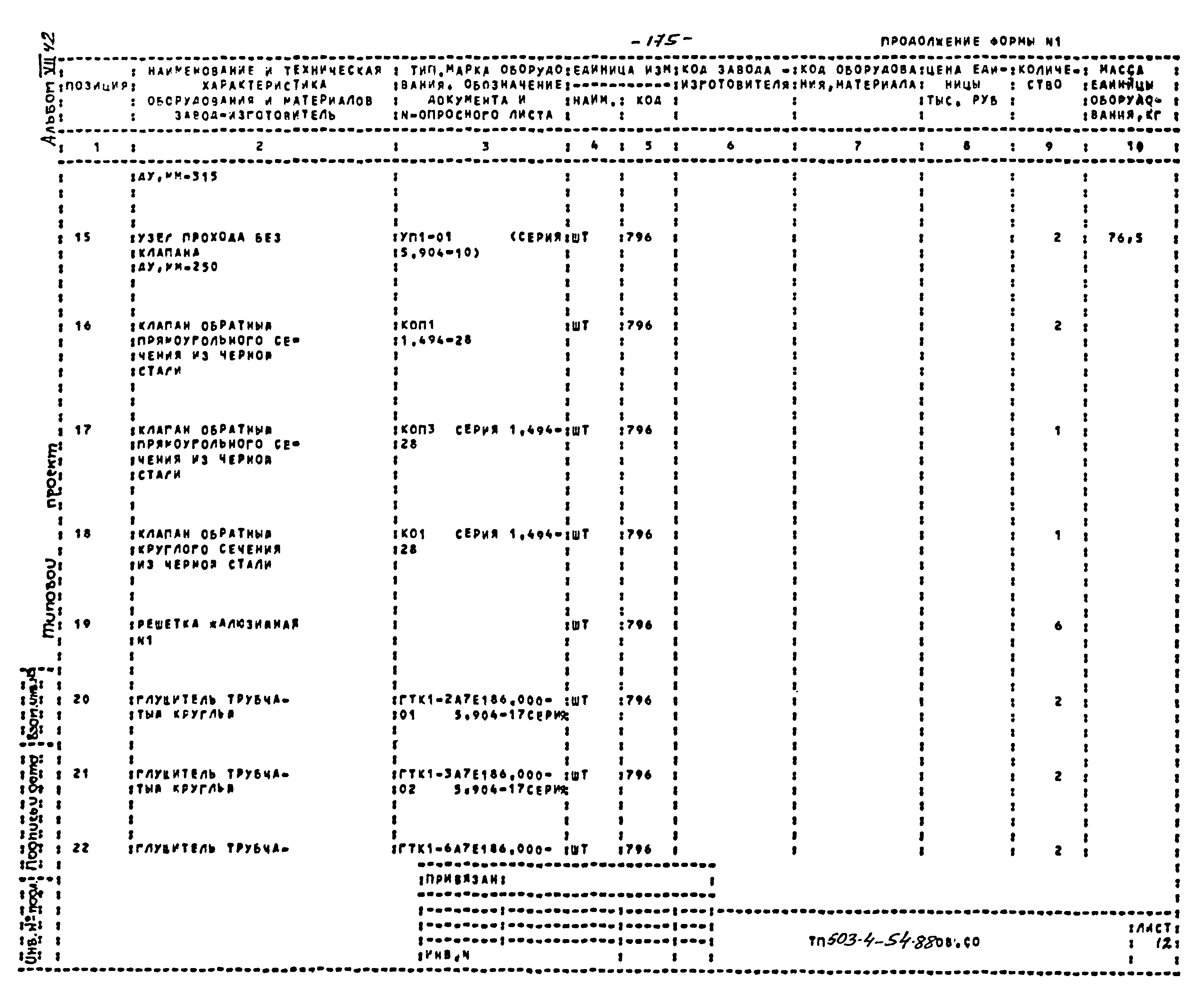 Типовой проект 503-4-54.88