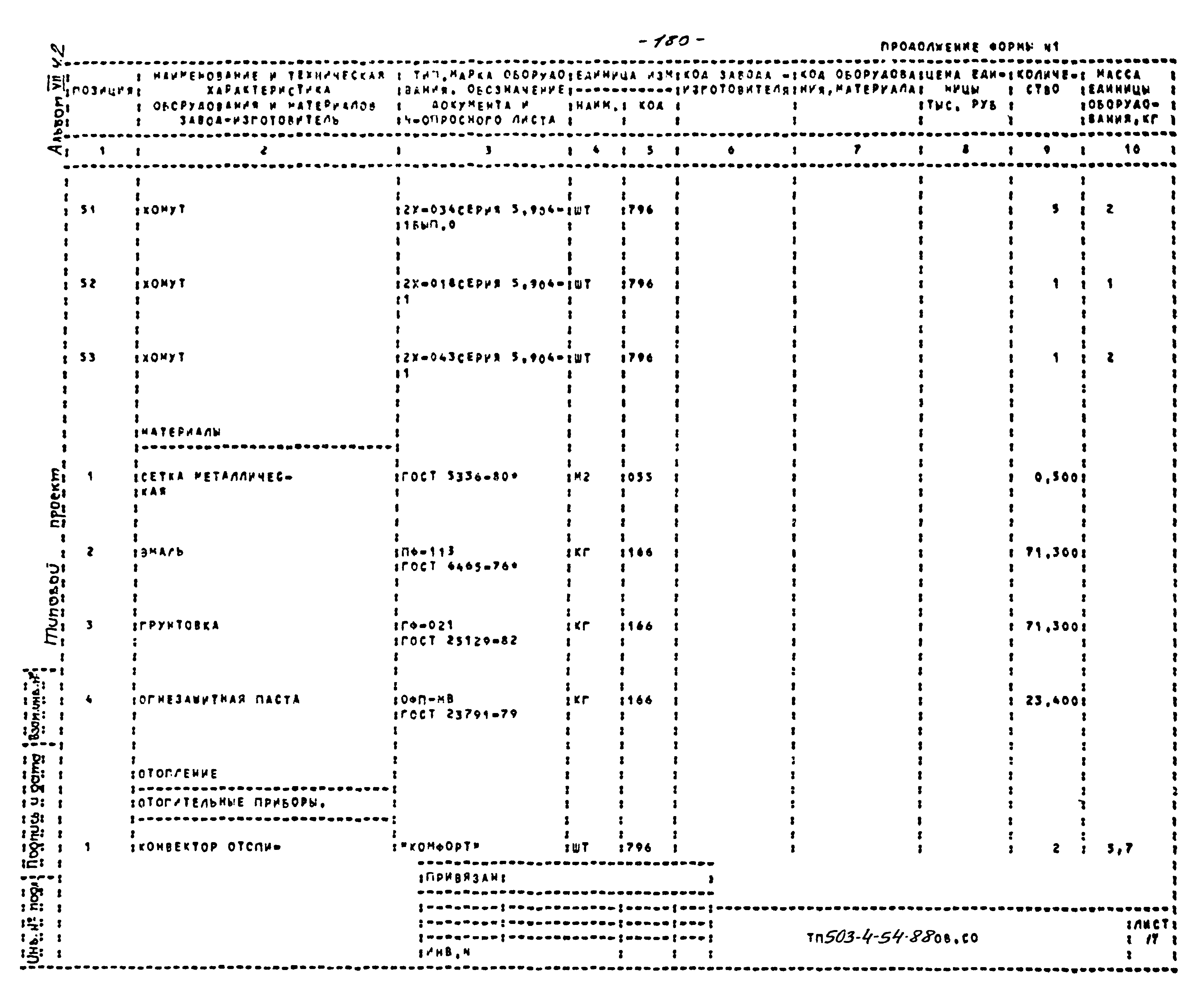 Типовой проект 503-4-54.88