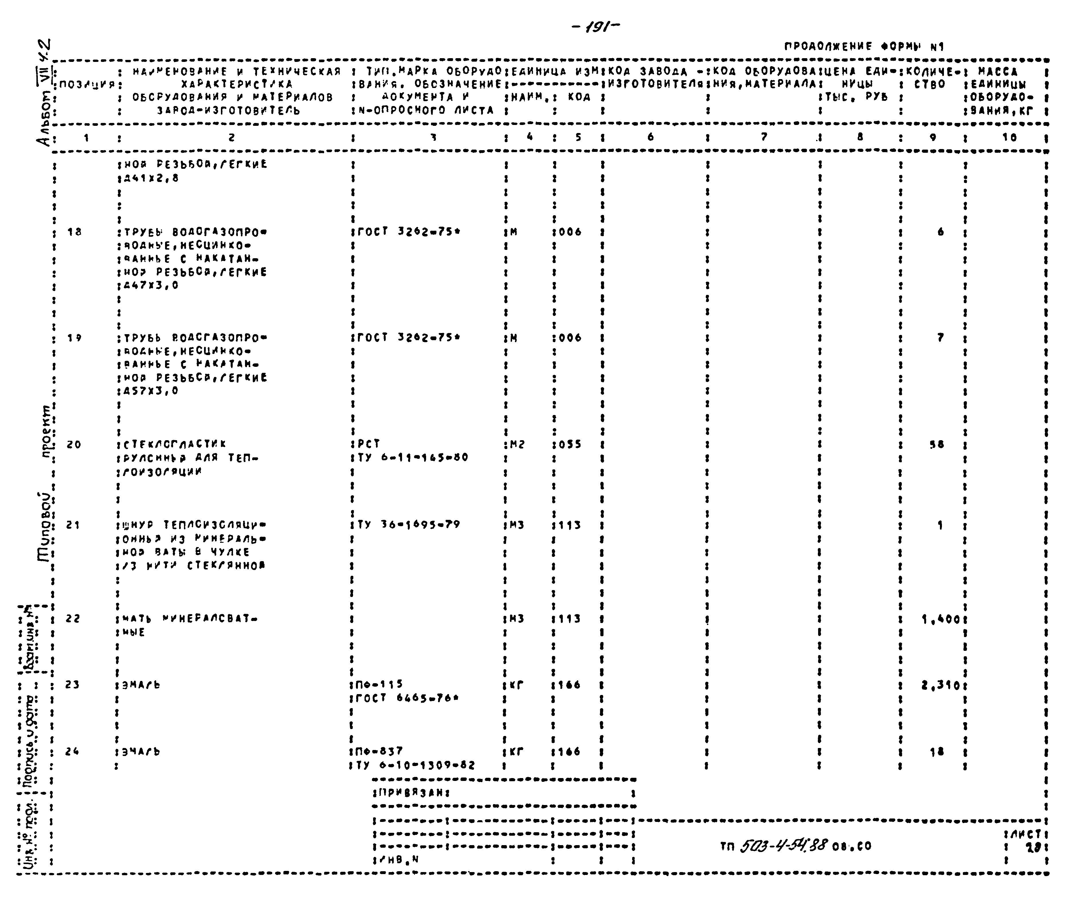 Типовой проект 503-4-54.88