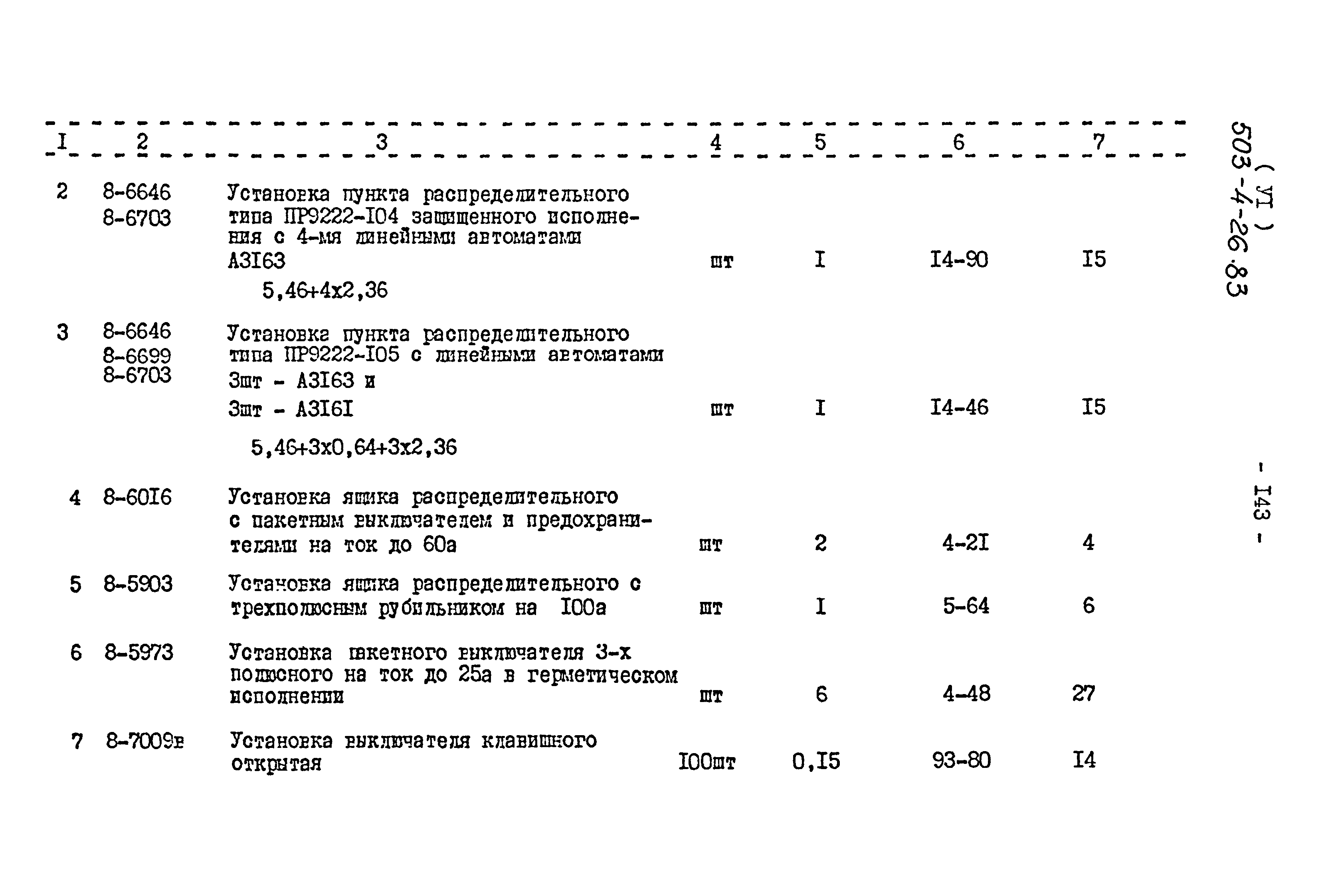 Типовой проект 503-4-26.83