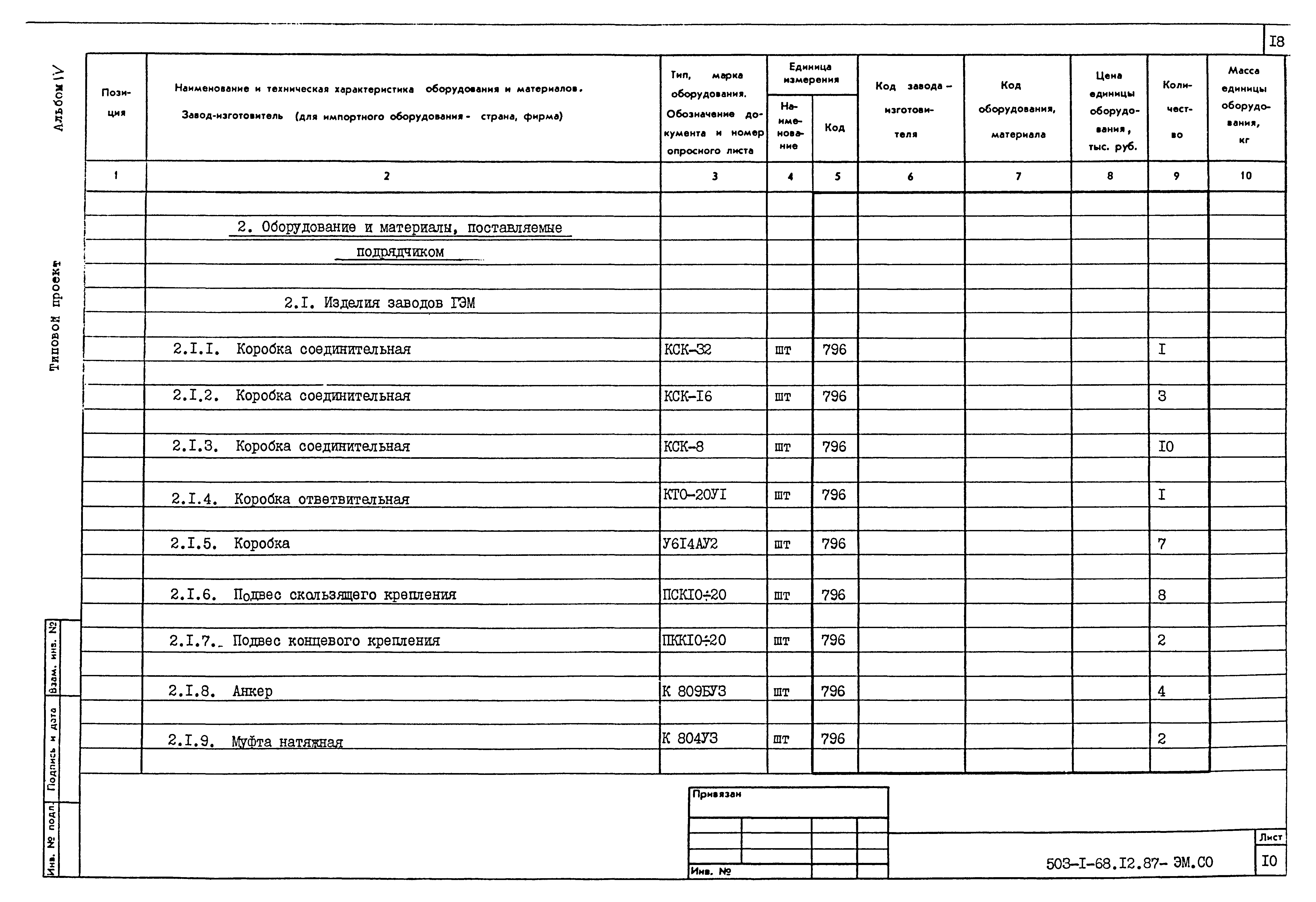 Типовой проект 503-1-68.12.87