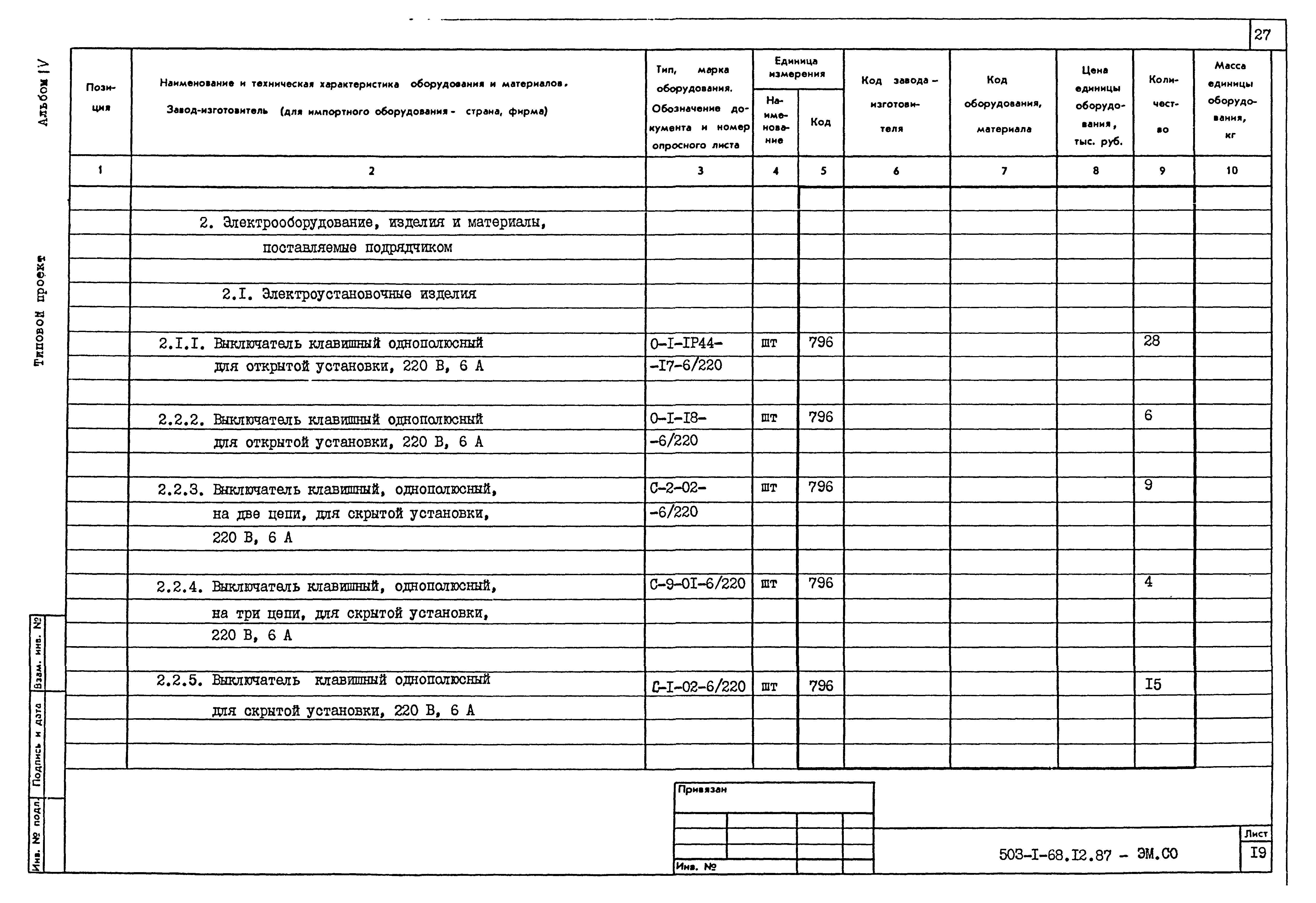 Типовой проект 503-1-68.12.87