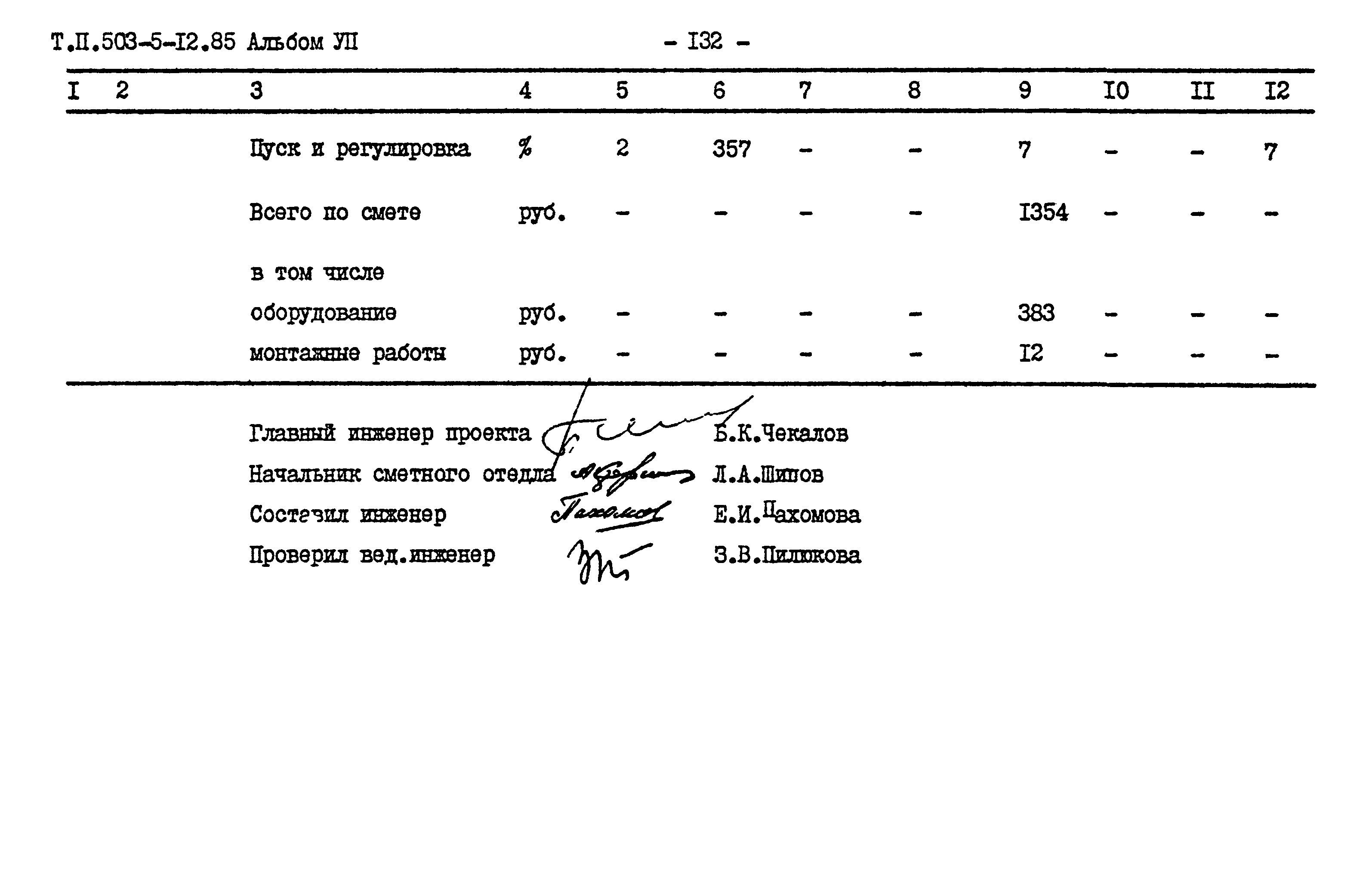 Типовой проект 503-5-12.85