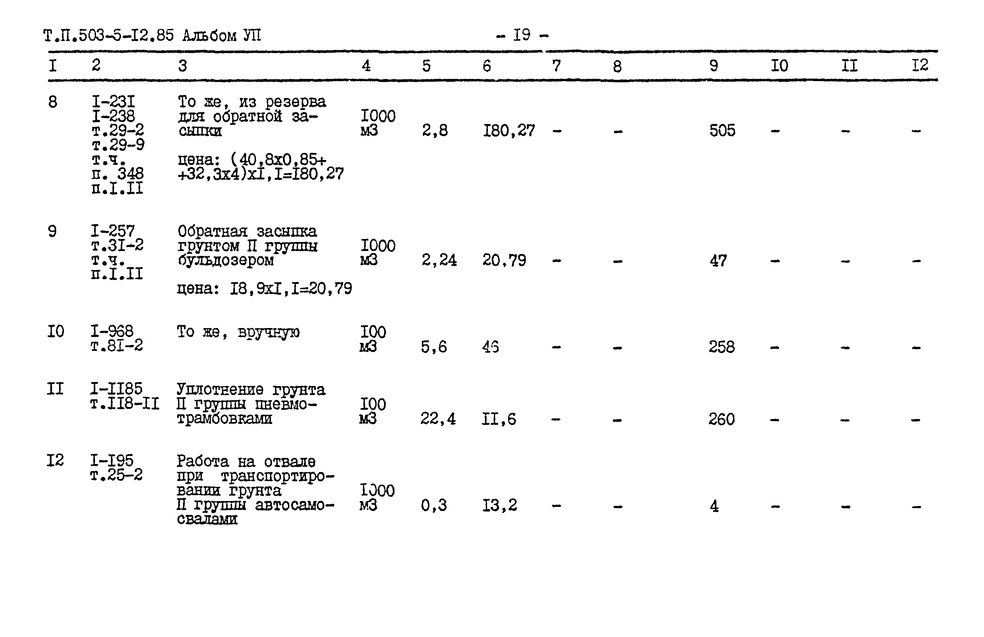 Типовой проект 503-5-12.85