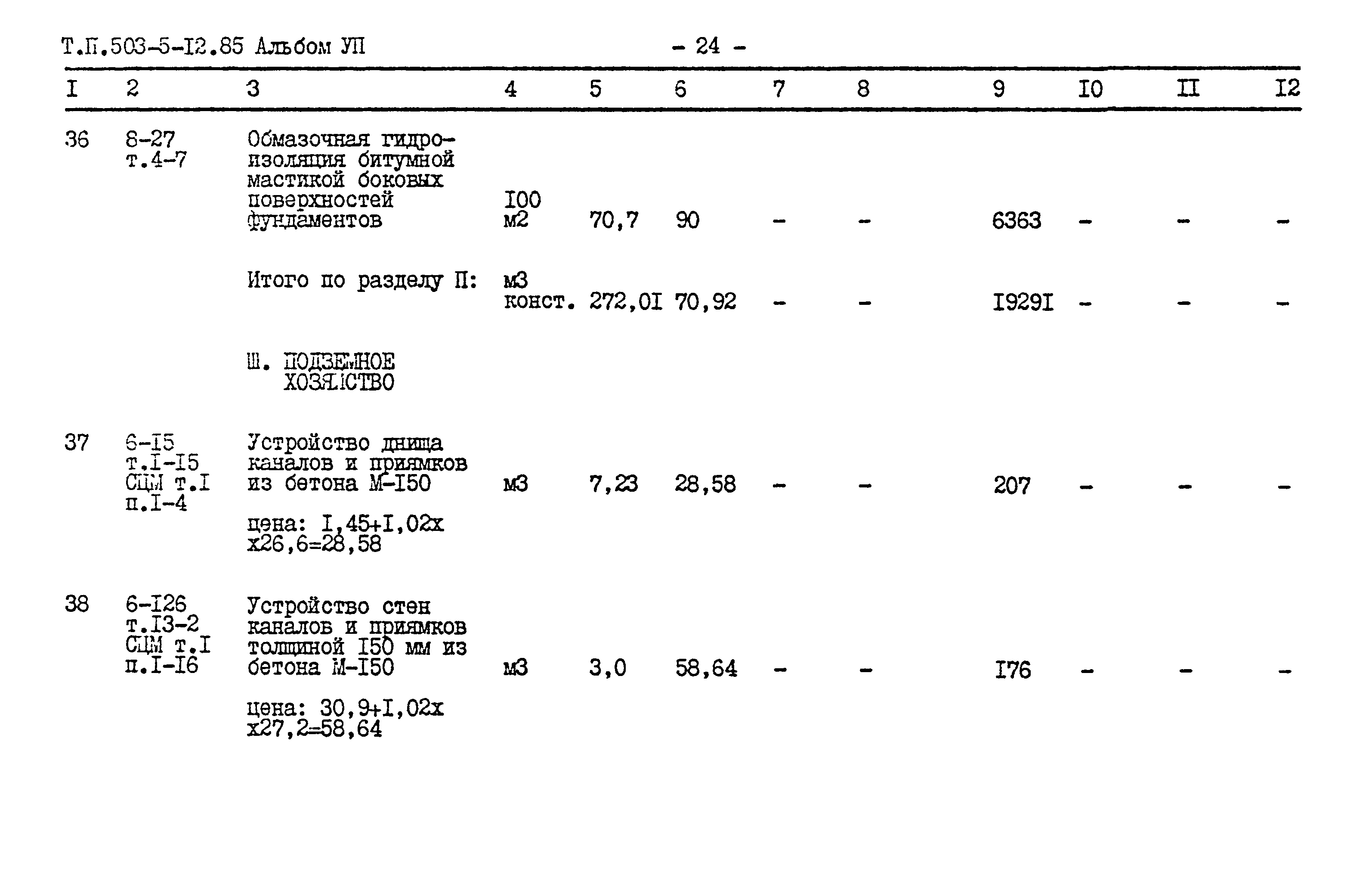 Типовой проект 503-5-12.85