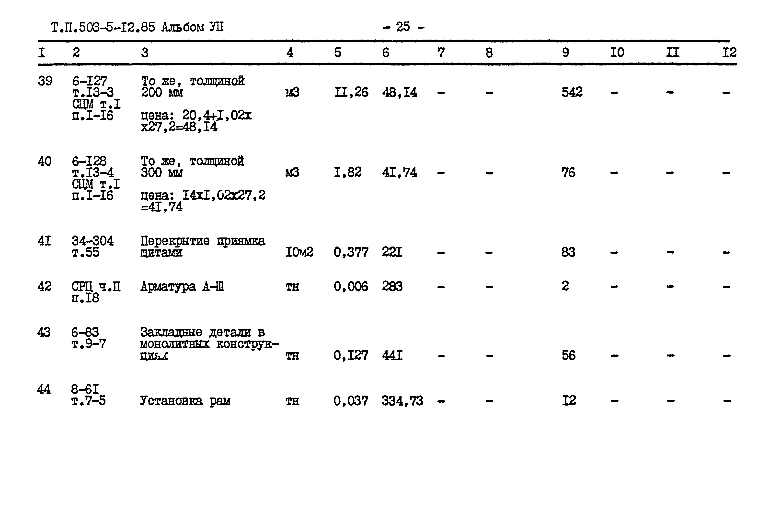 Типовой проект 503-5-12.85