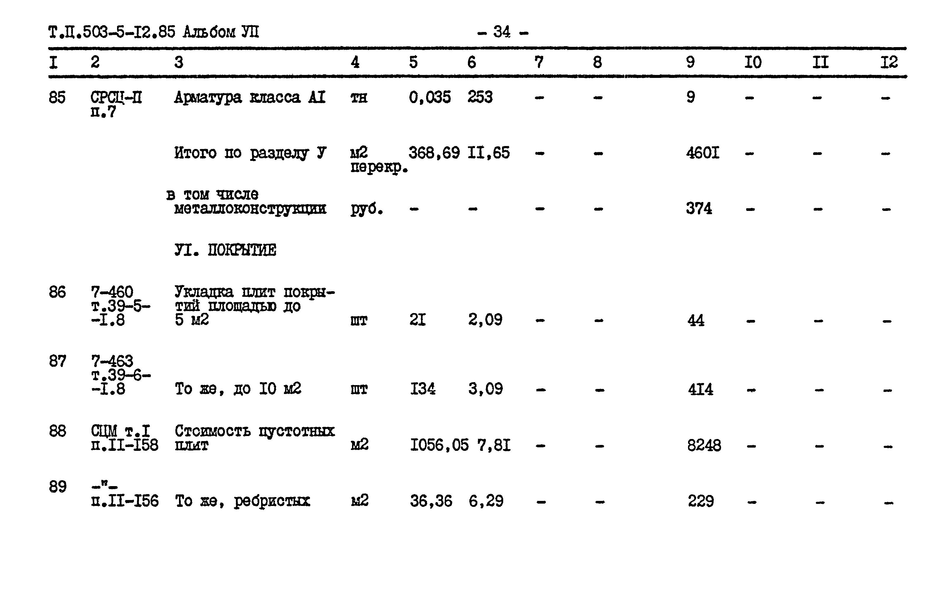 Типовой проект 503-5-12.85