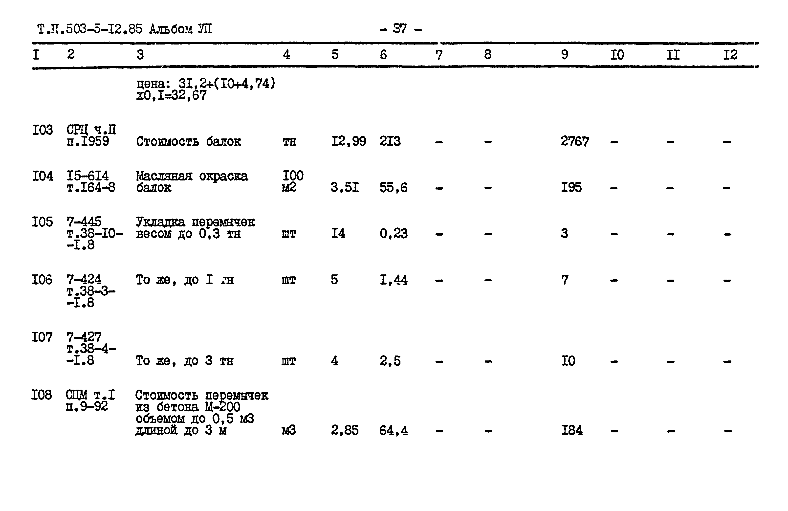 Типовой проект 503-5-12.85