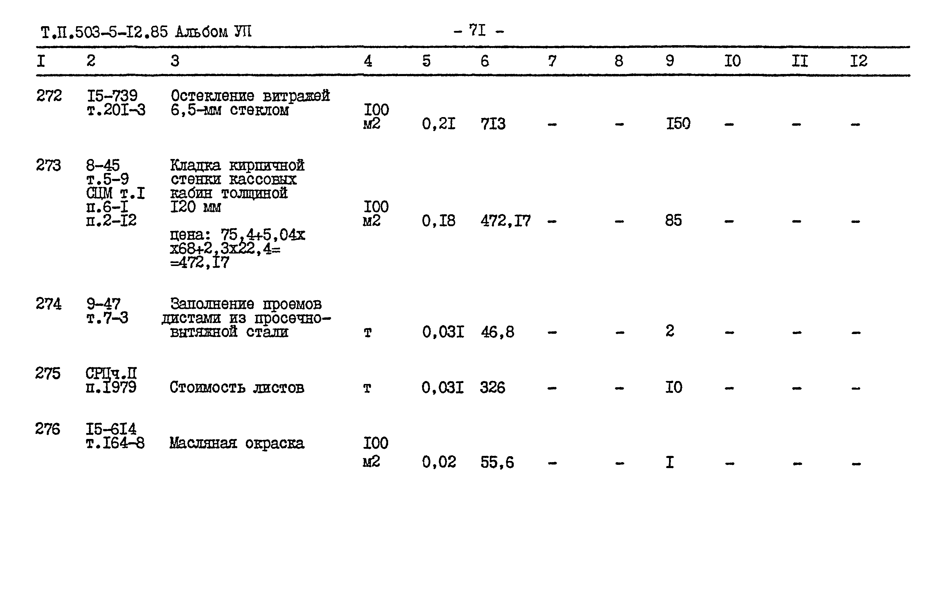 Типовой проект 503-5-12.85