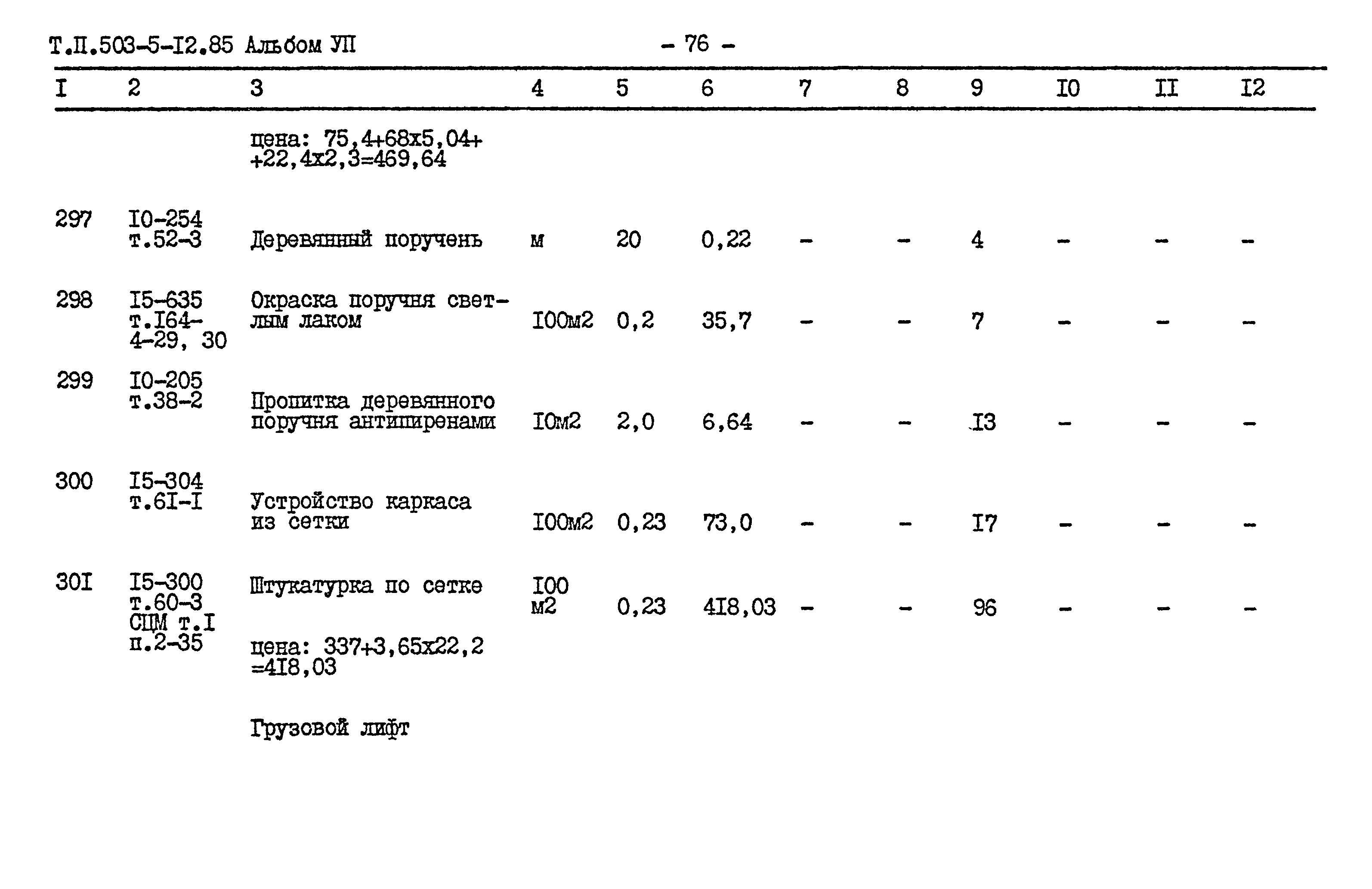 Типовой проект 503-5-12.85