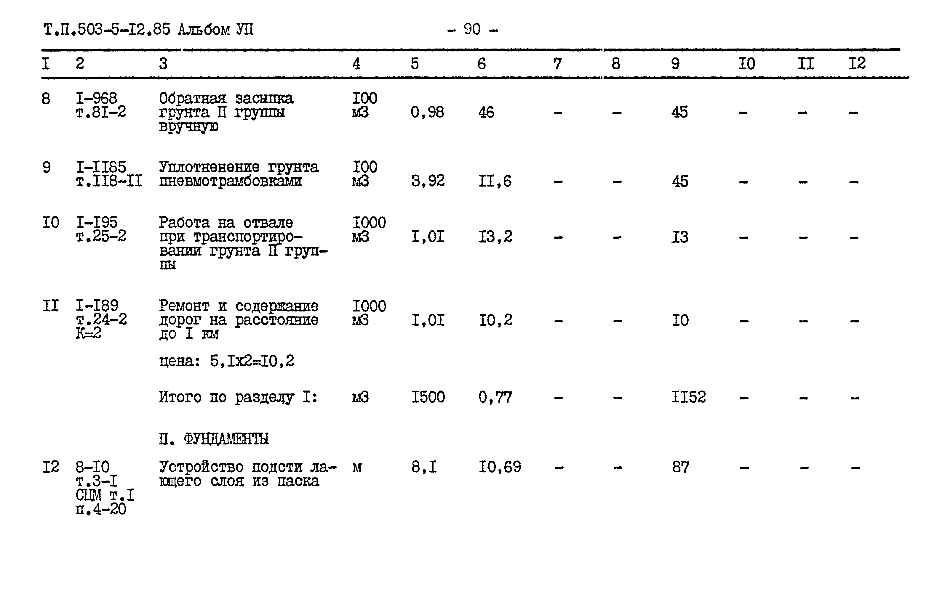 Типовой проект 503-5-12.85