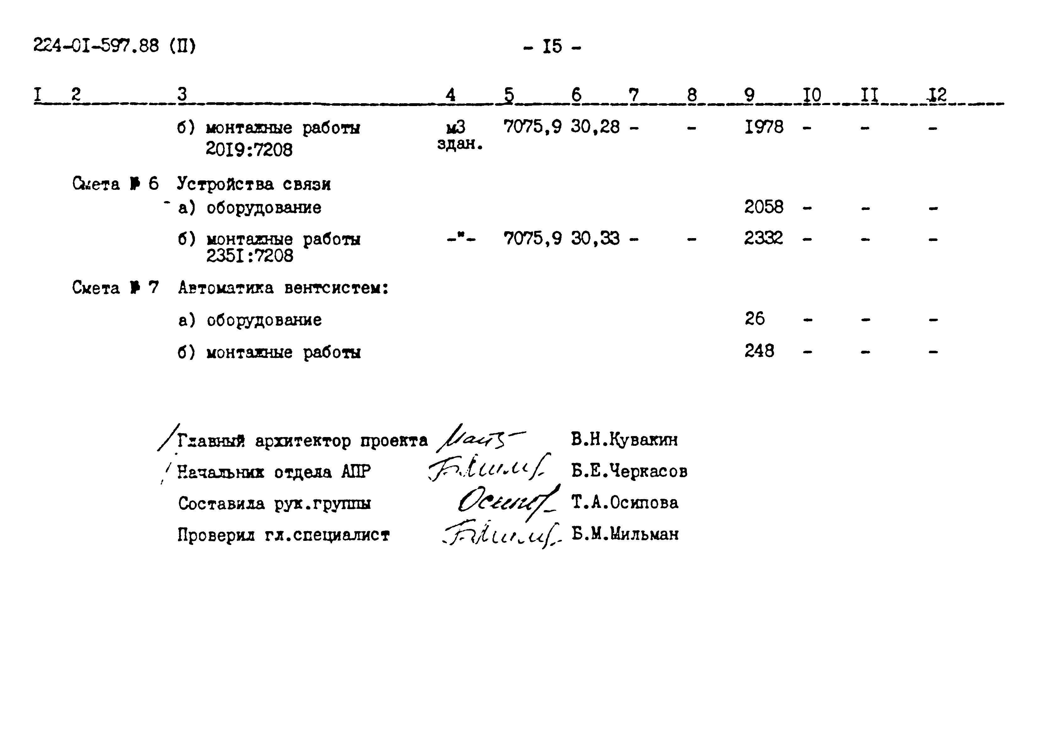 Типовые материалы для проектирования 224-01-597.88