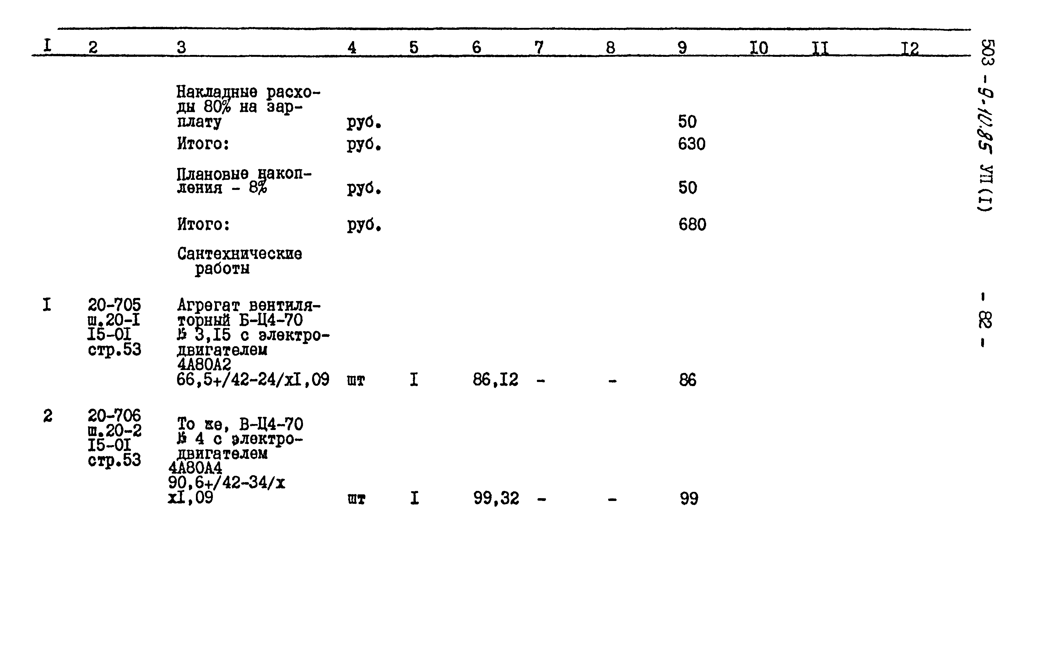 Типовой проект 503-9-10.85