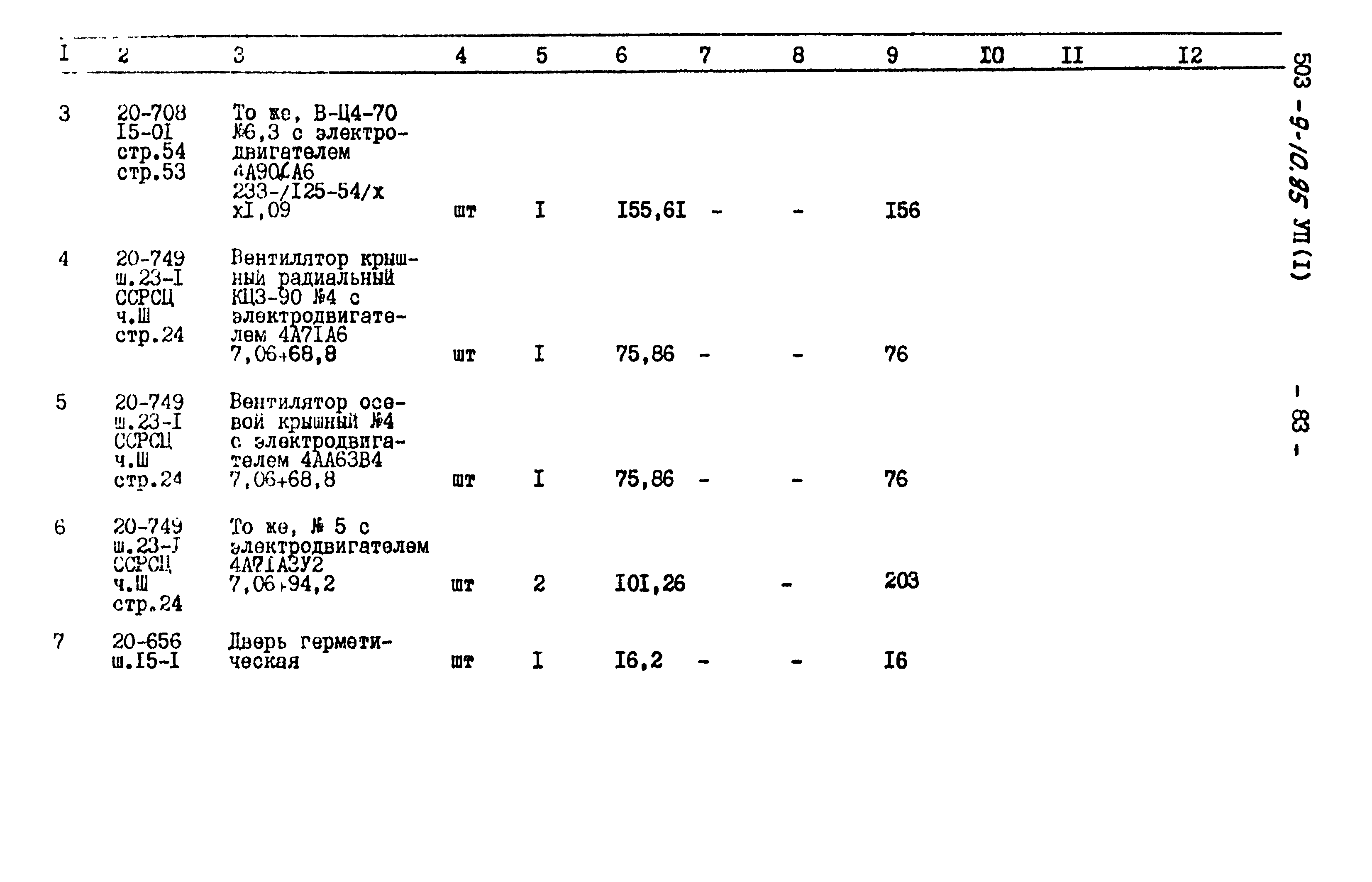 Типовой проект 503-9-10.85