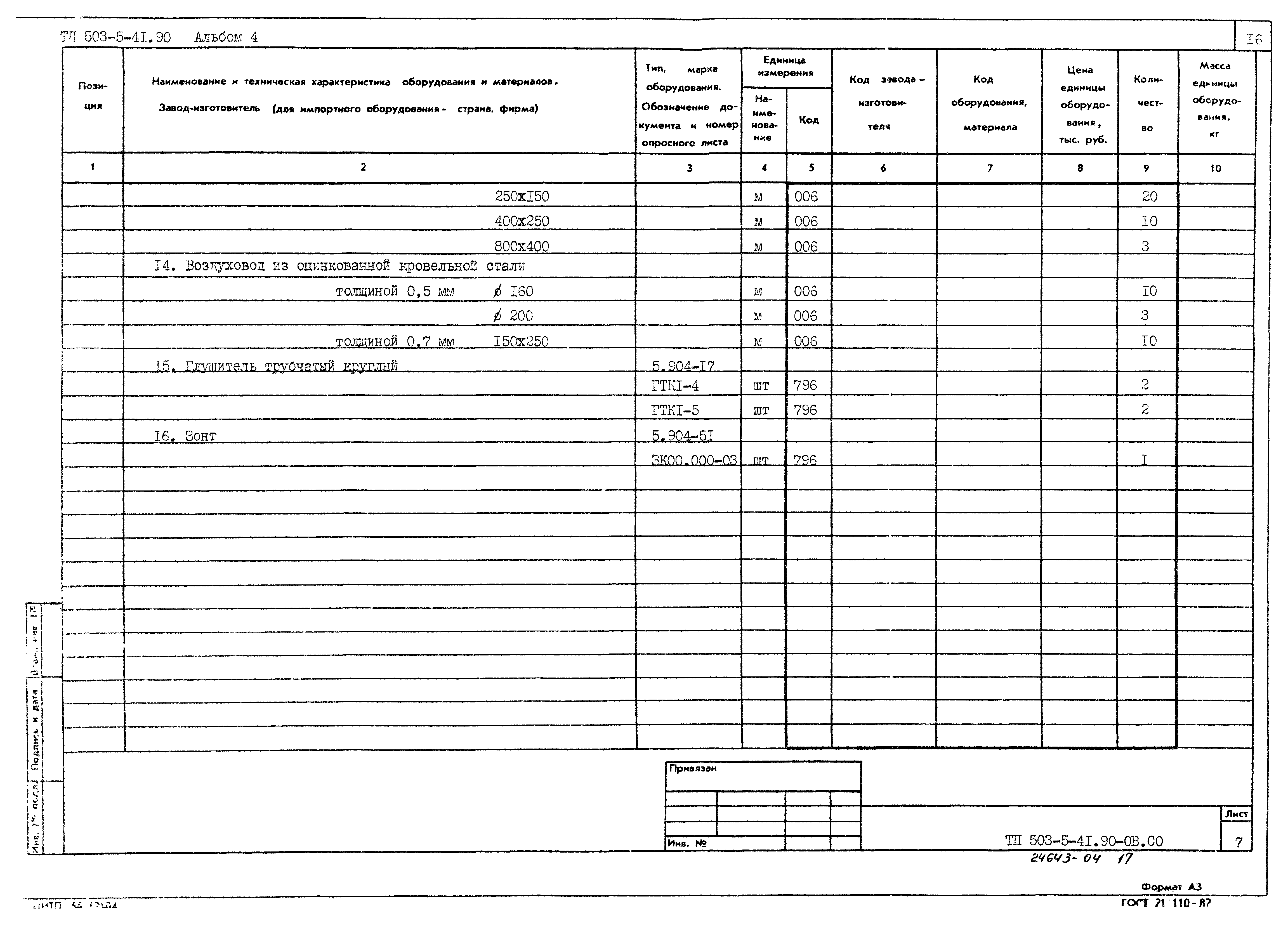 Типовой проект 503-5-41.90