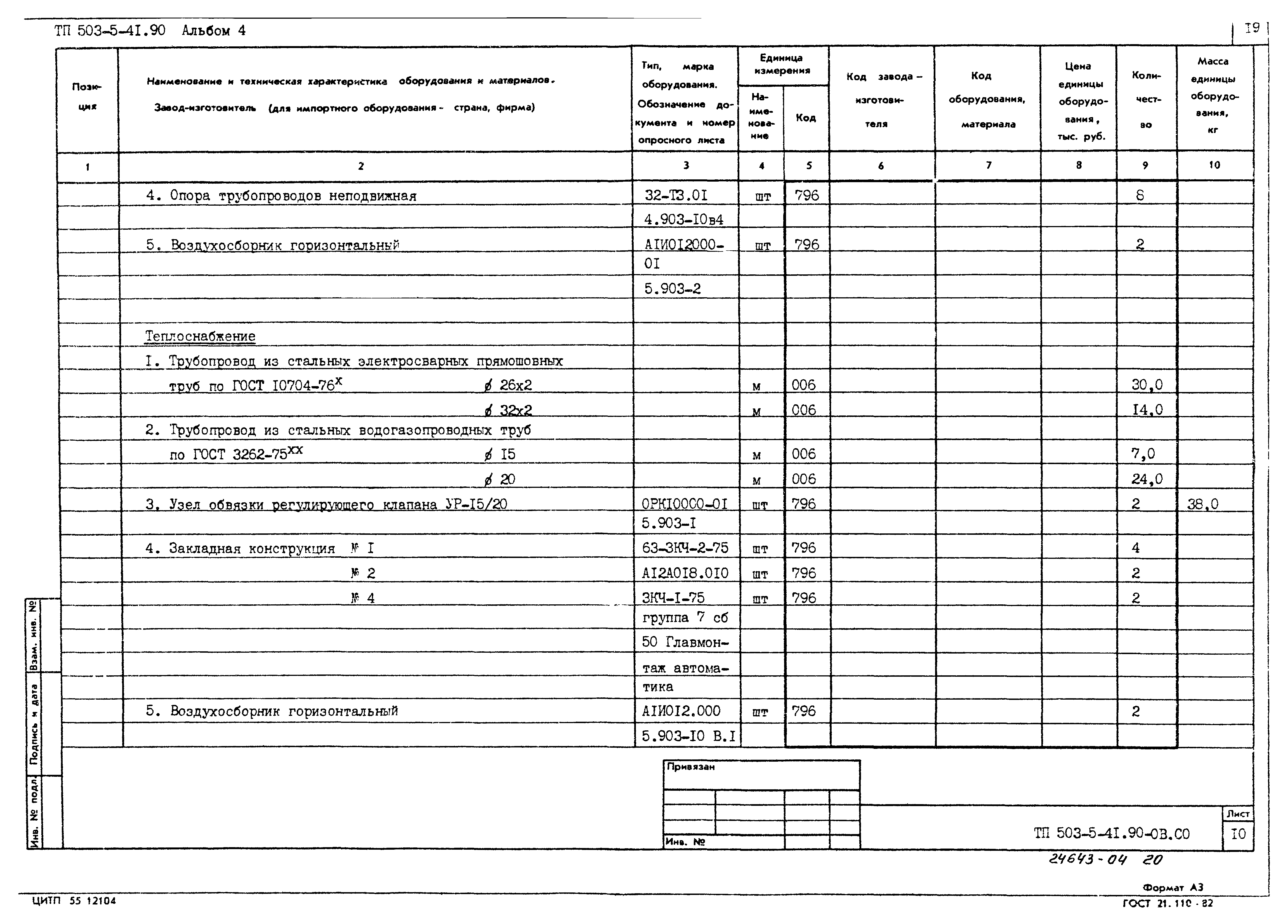 Типовой проект 503-5-41.90