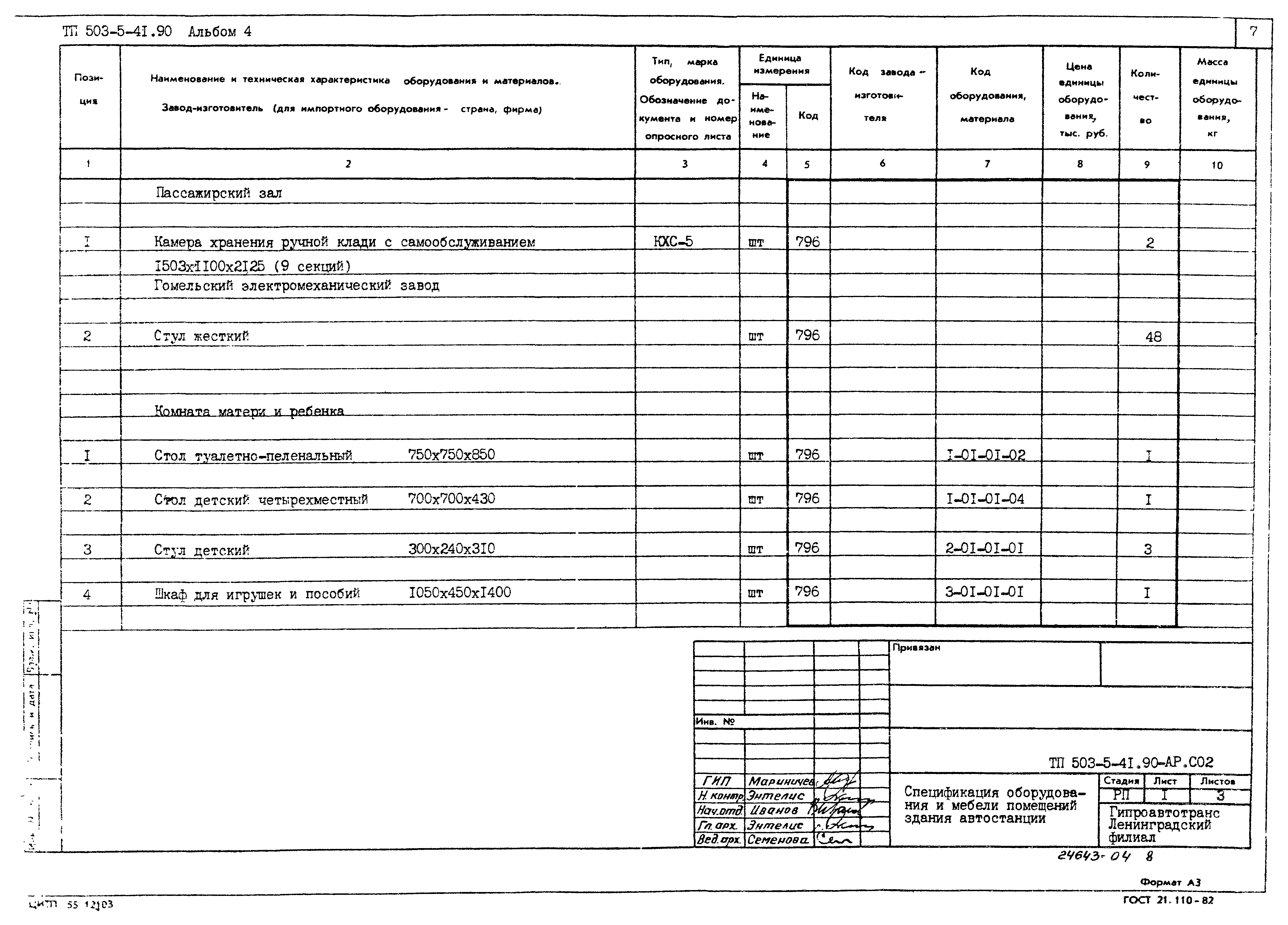 Типовой проект 503-5-41.90