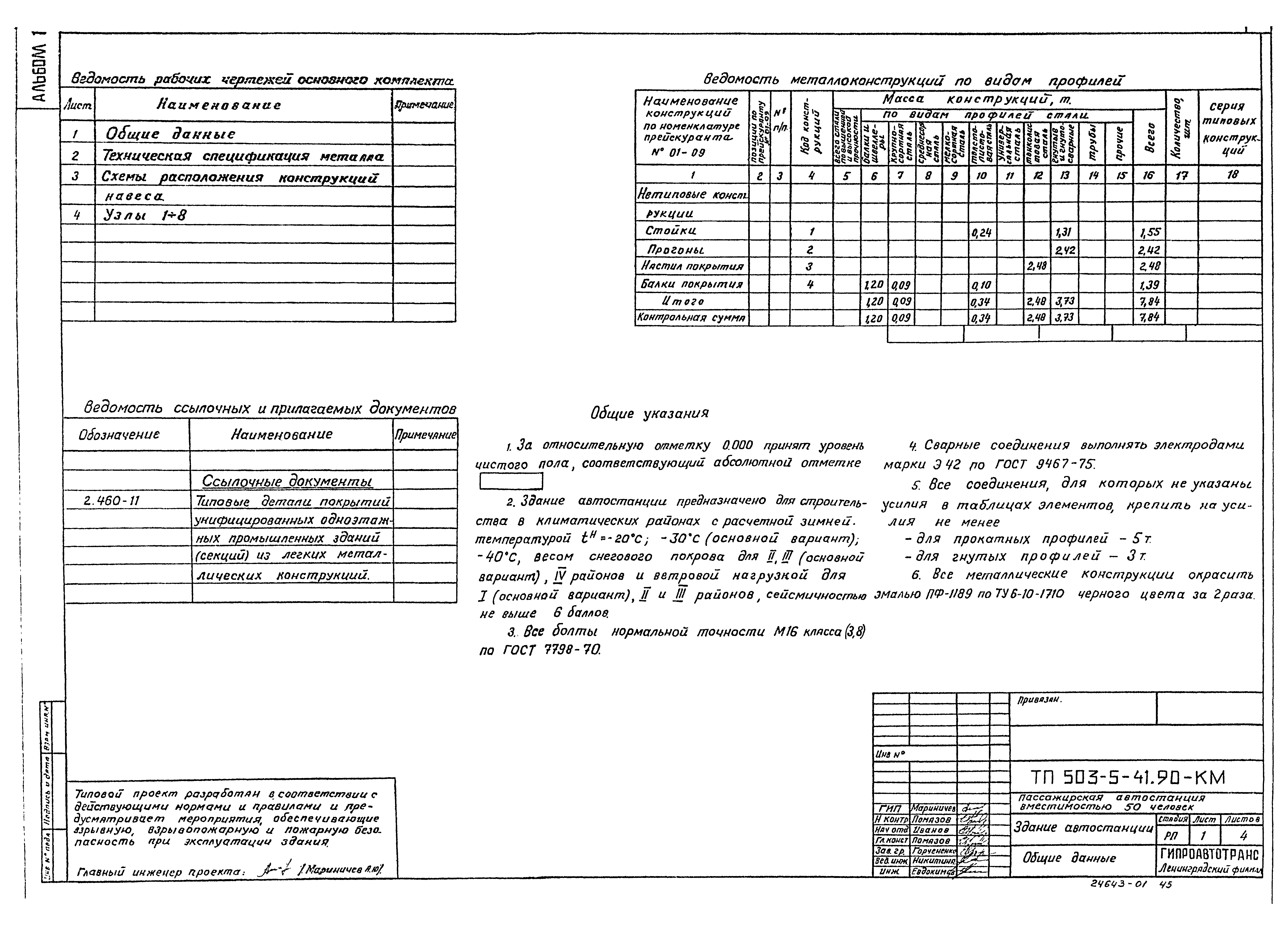 Типовой проект 503-5-41.90