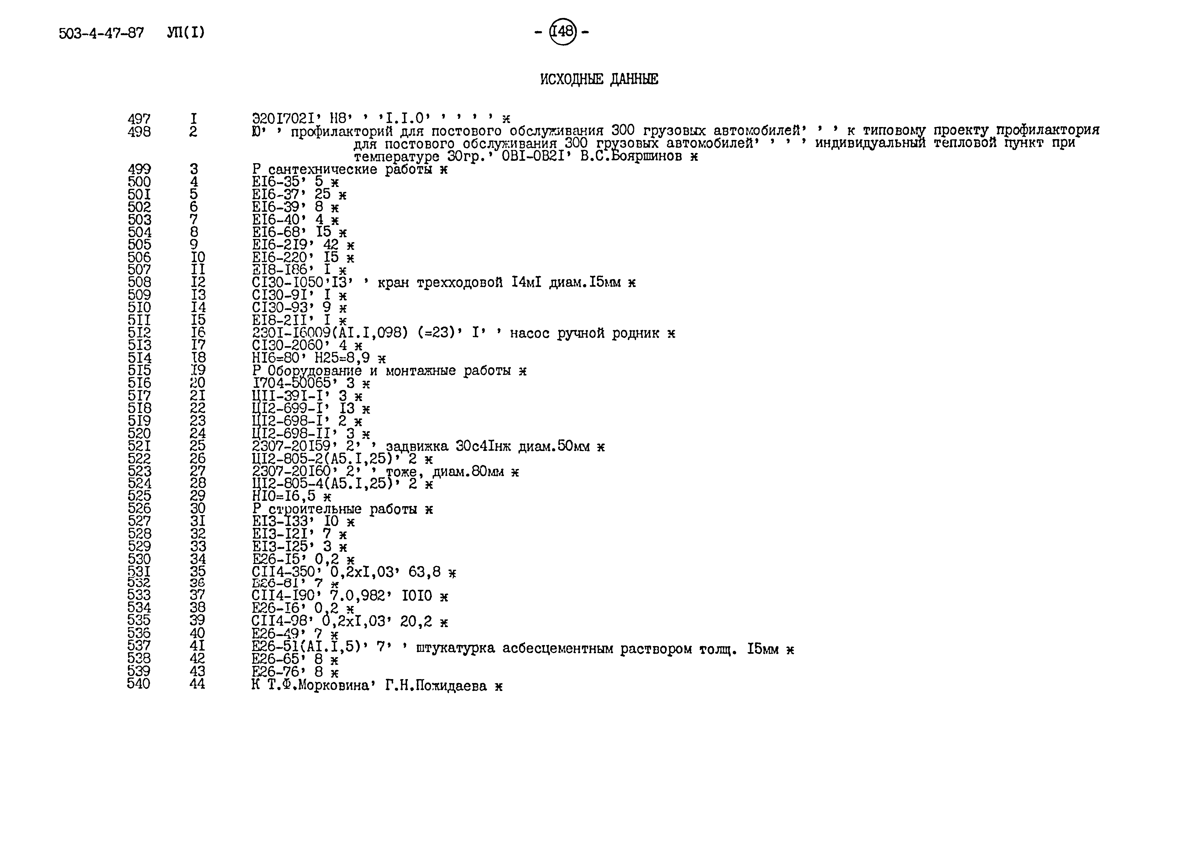 Типовой проект 503-4-47.87