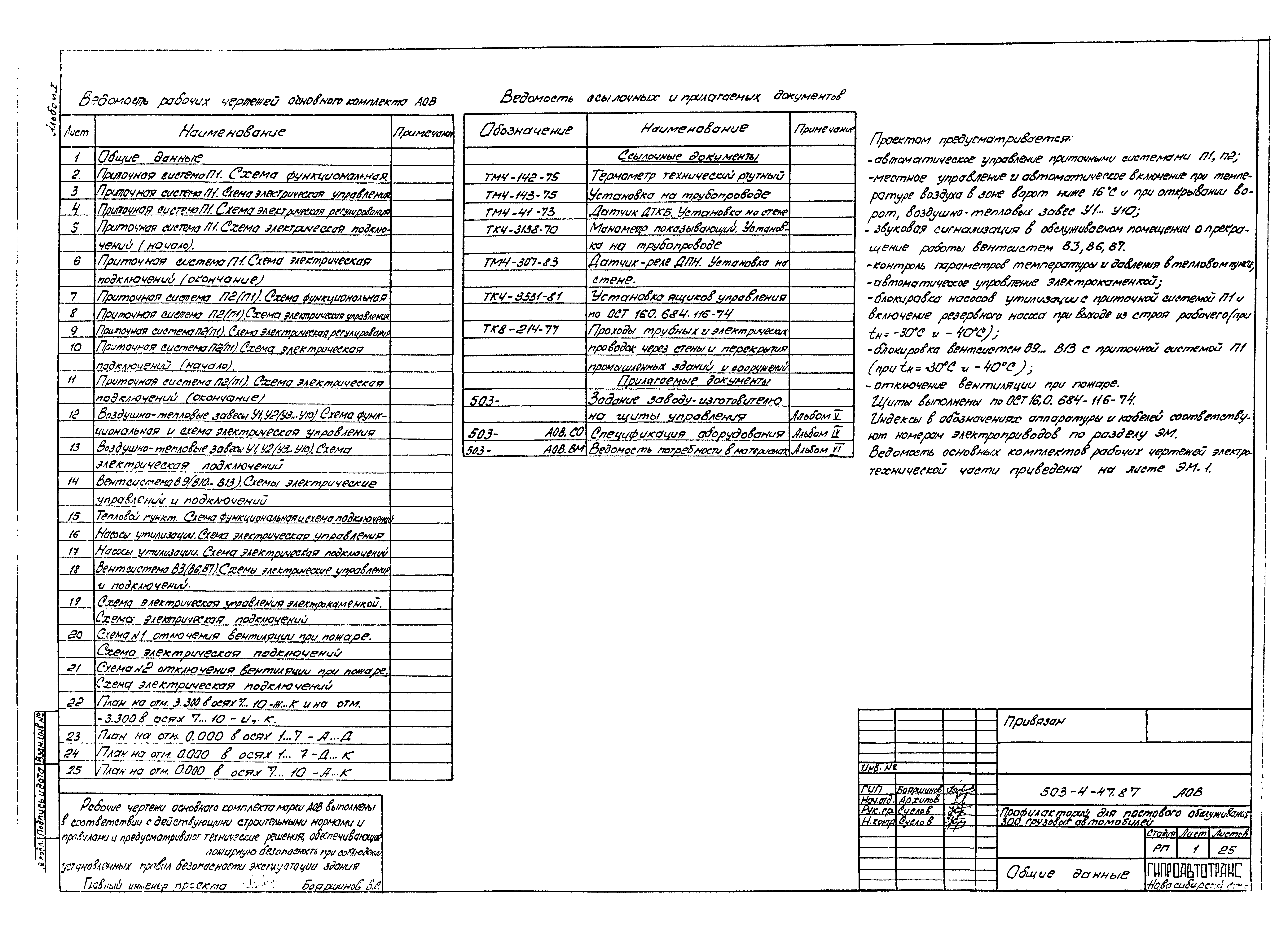 Типовой проект 503-4-47.87