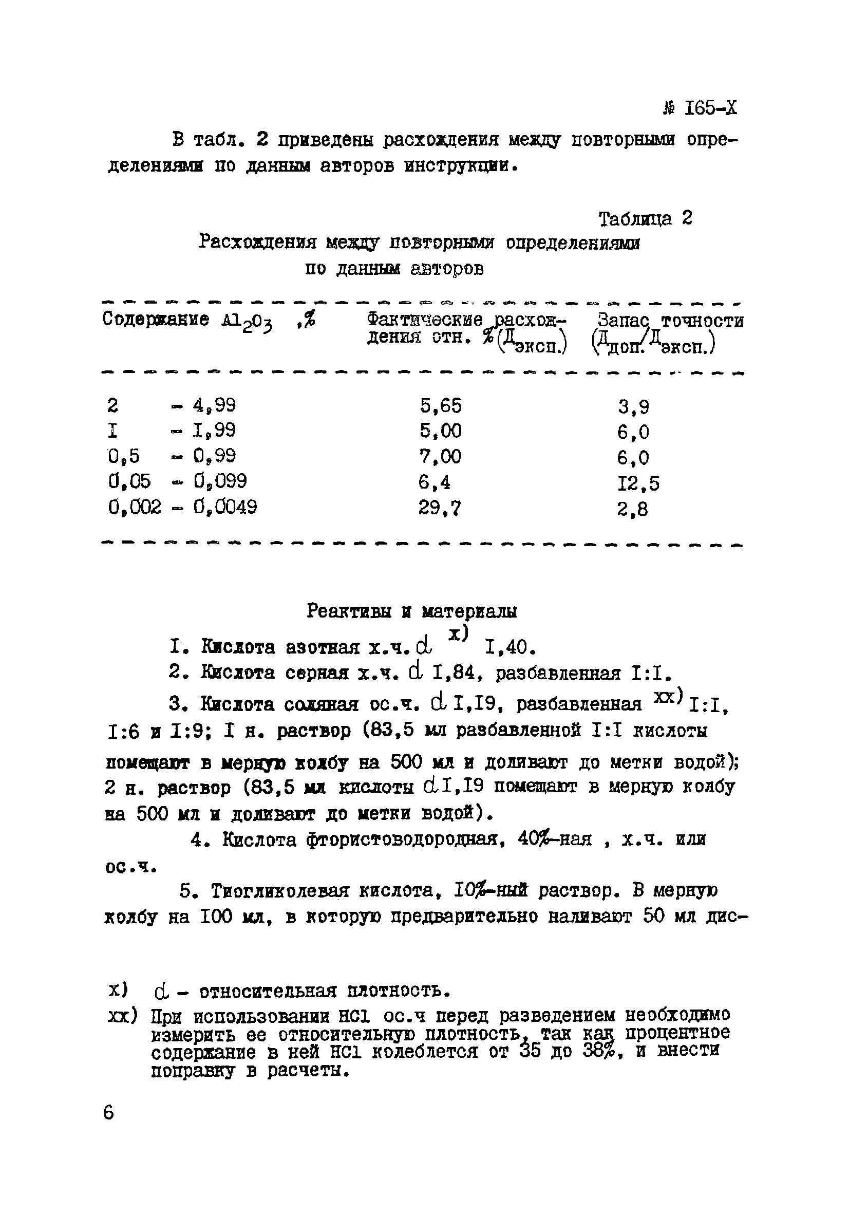 Инструкция НСАМ 165-Х