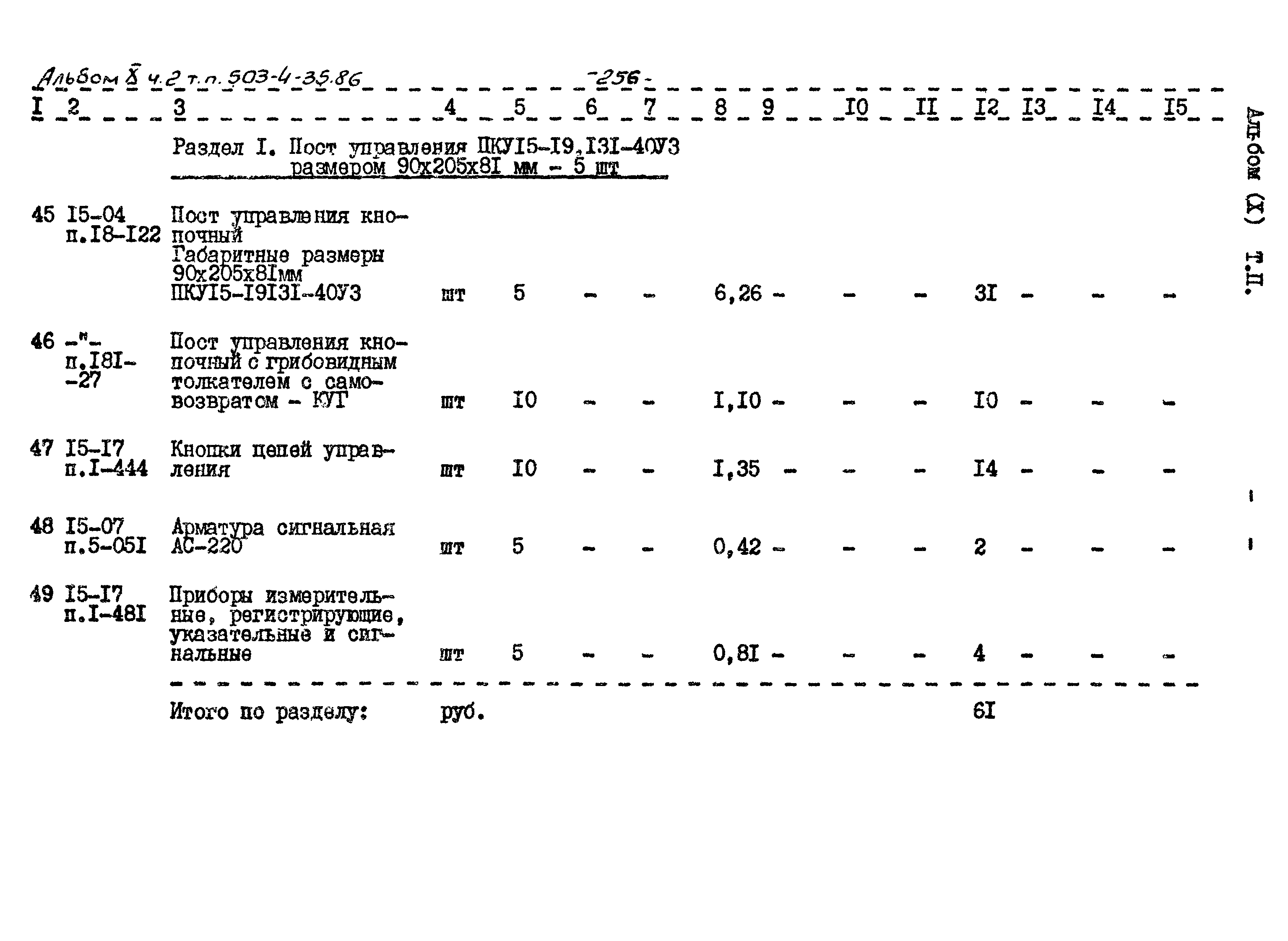 Типовой проект 503-4-35.86