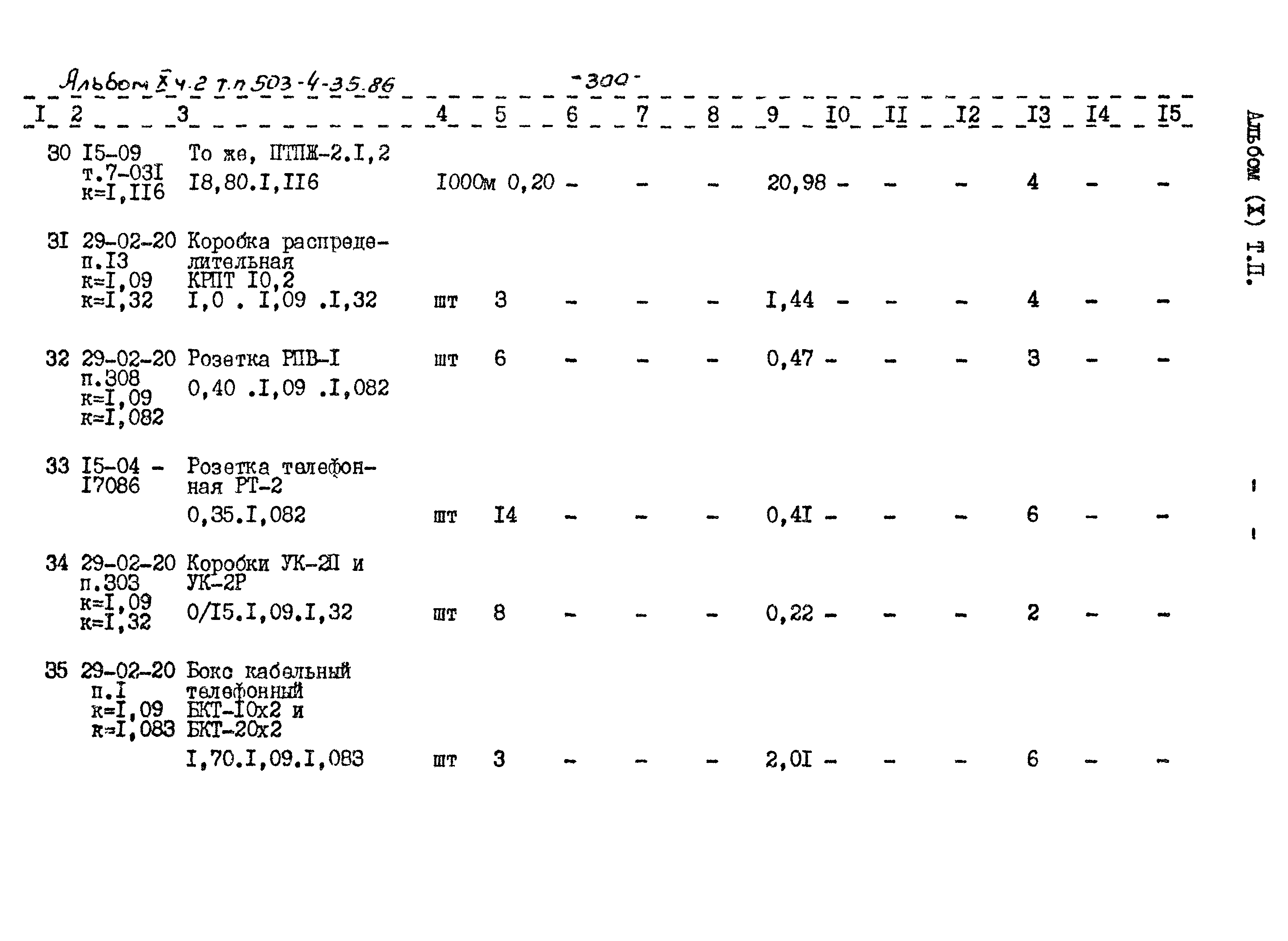 Типовой проект 503-4-35.86