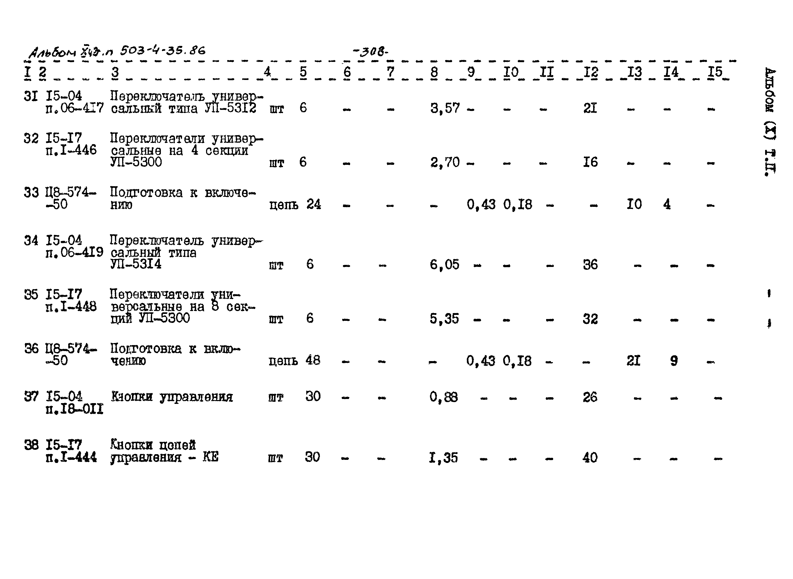 Типовой проект 503-4-35.86