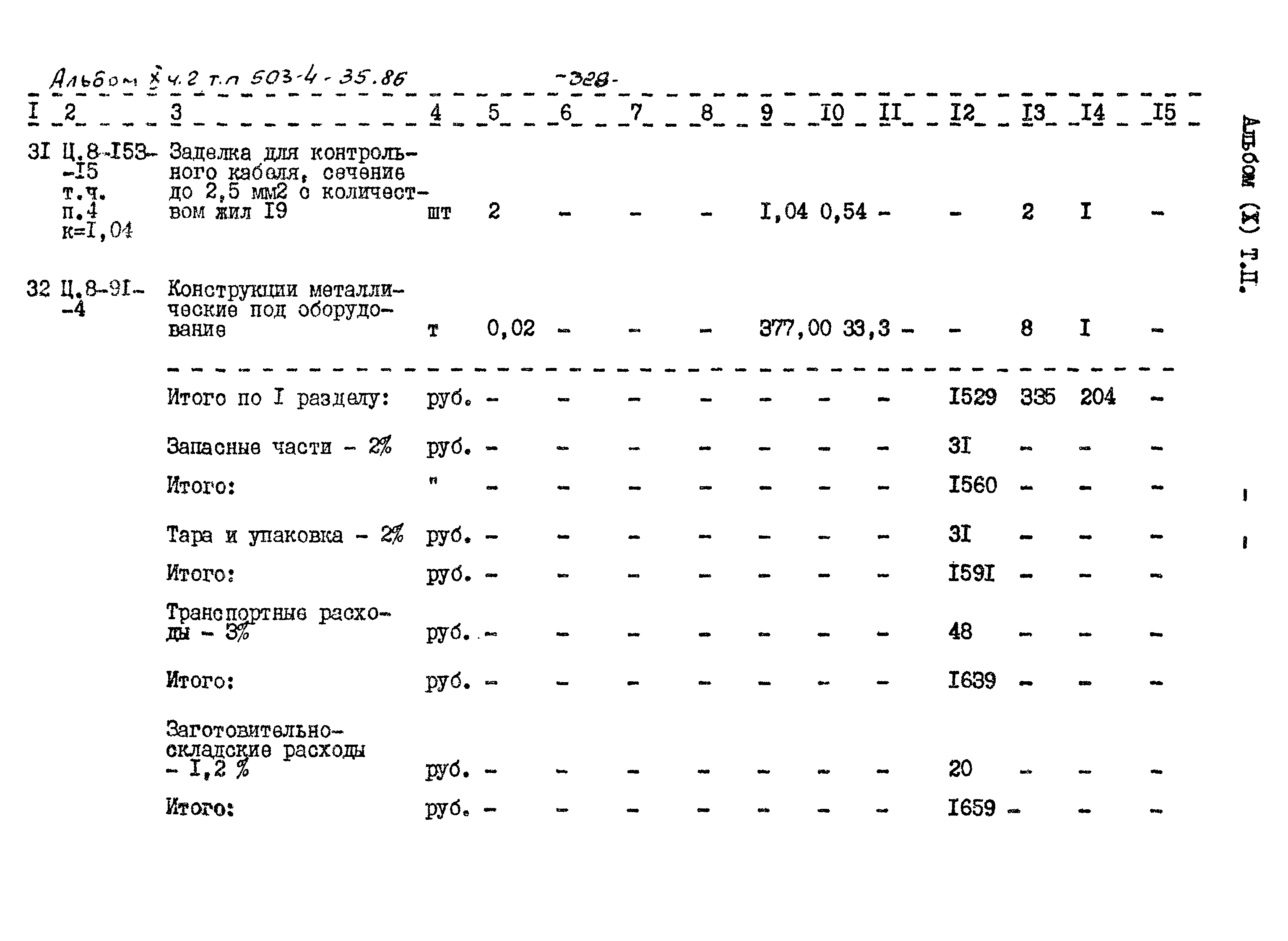 Типовой проект 503-4-35.86