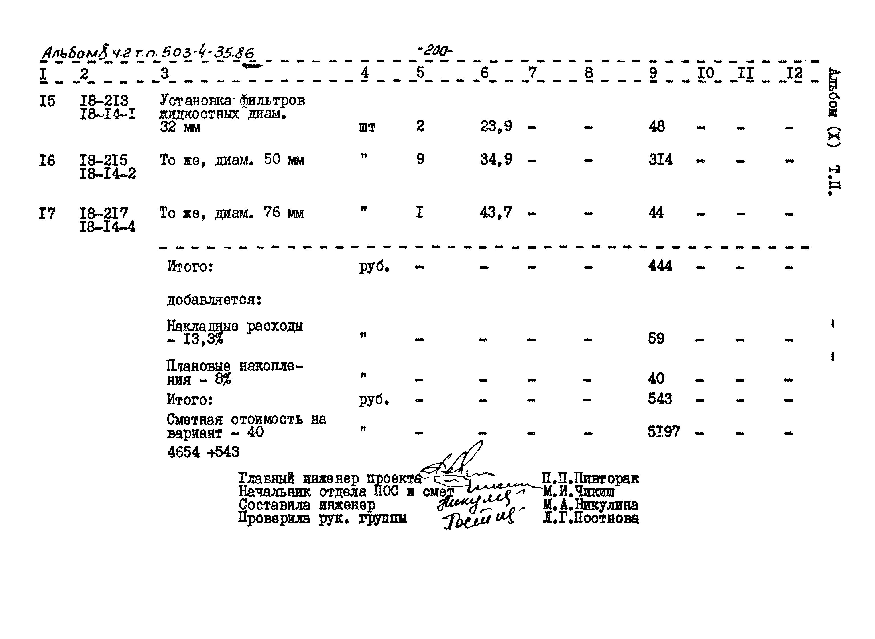 Типовой проект 503-4-35.86