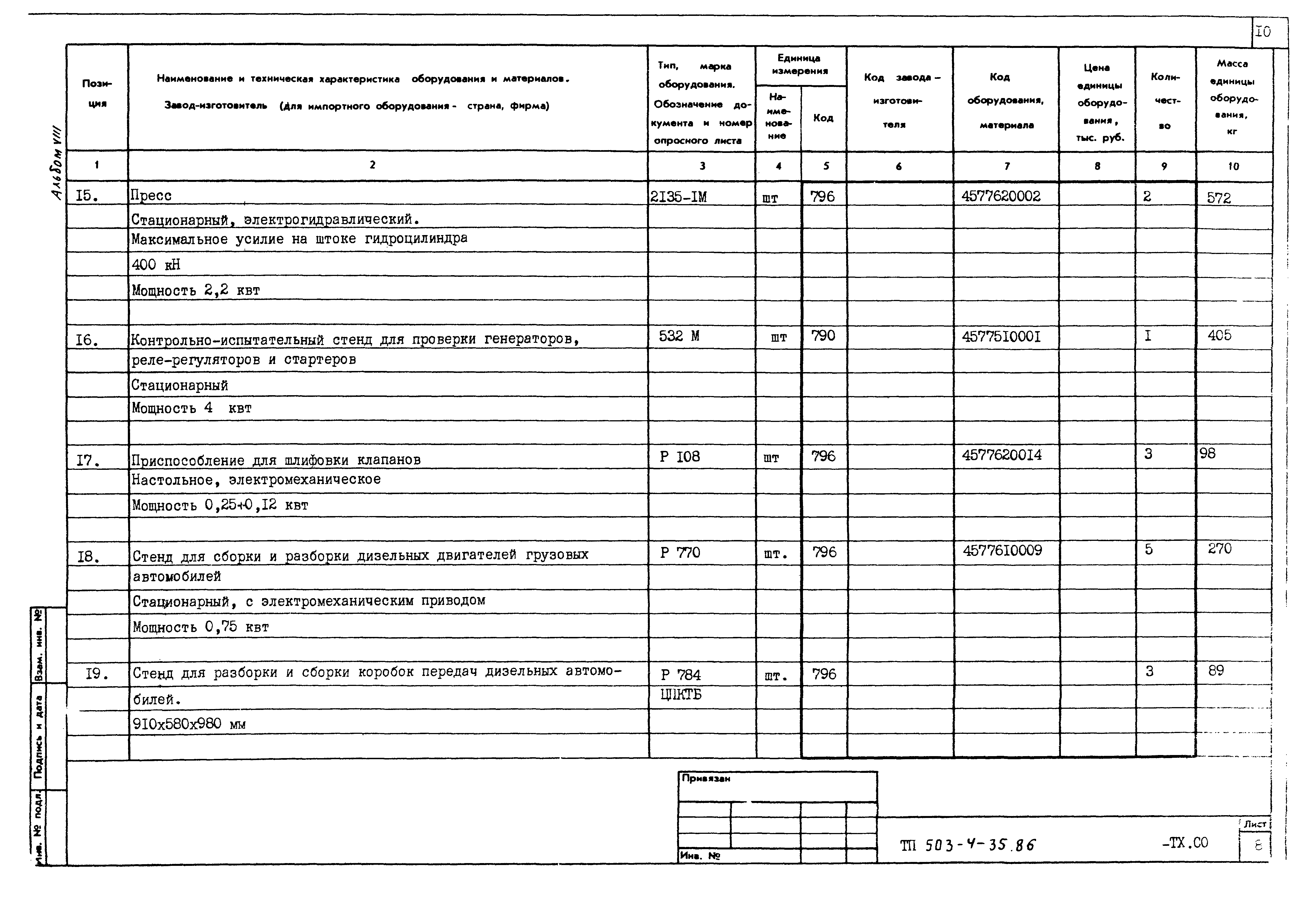 Типовой проект 503-4-35.86