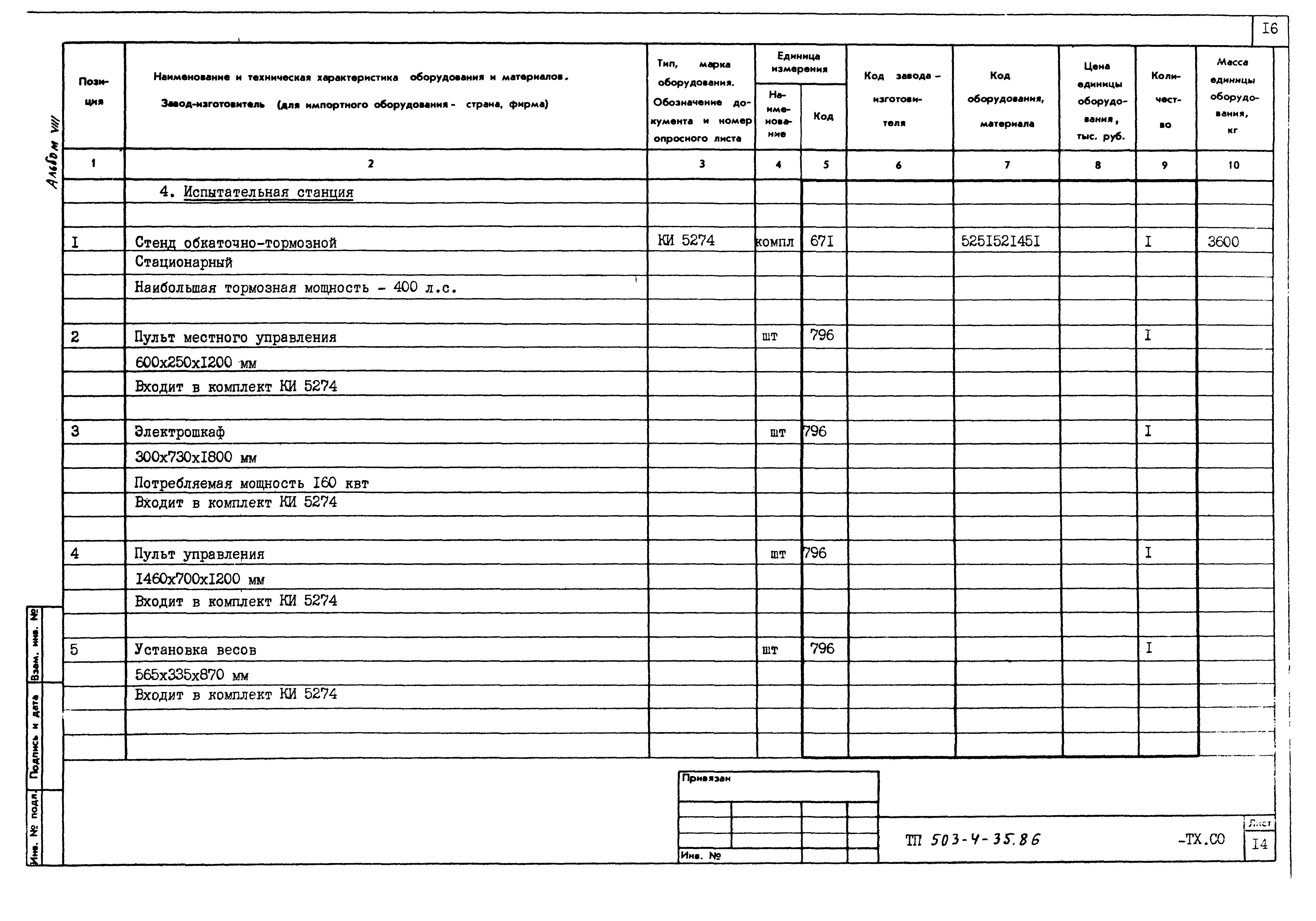 Типовой проект 503-4-35.86