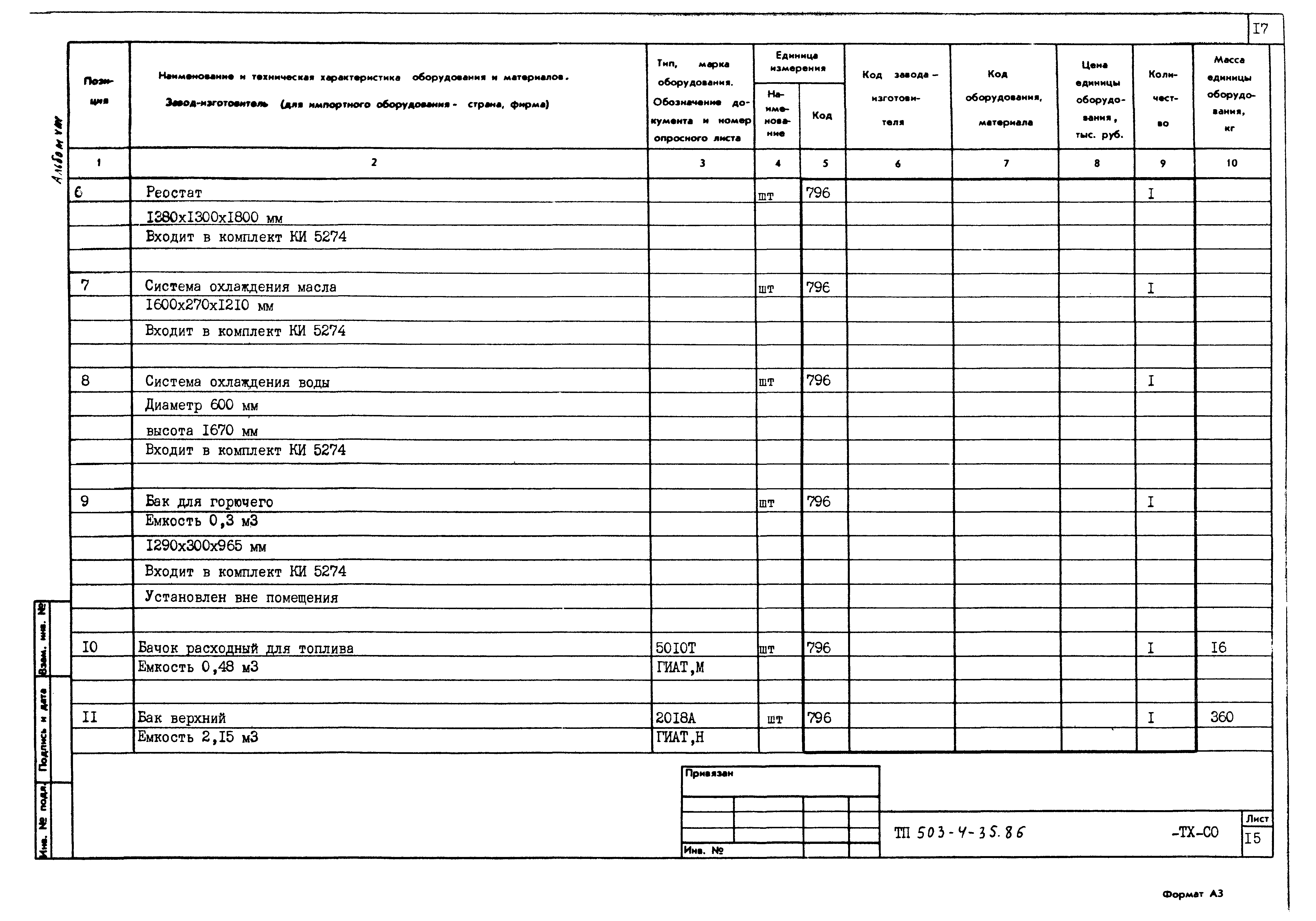 Типовой проект 503-4-35.86