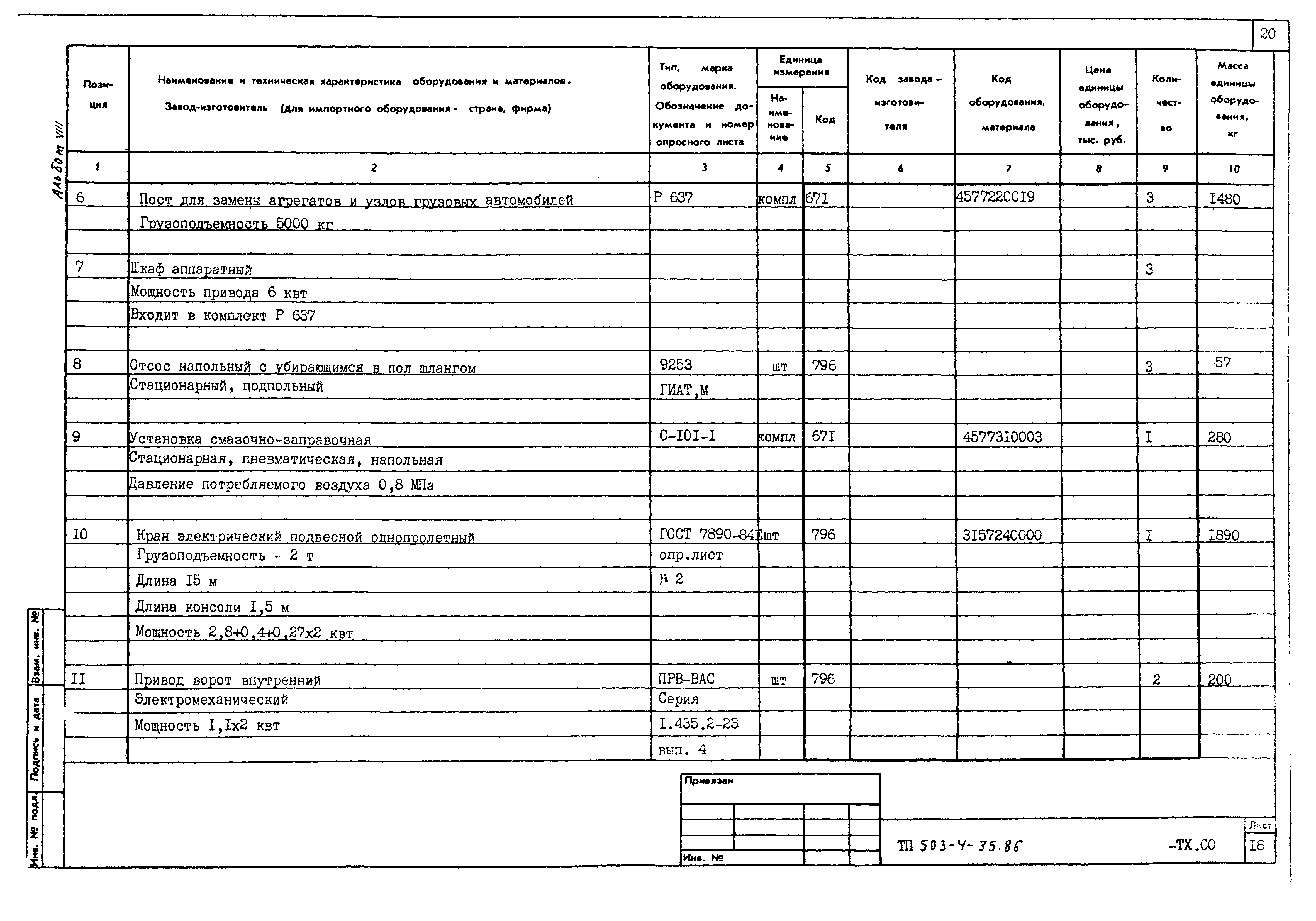 Типовой проект 503-4-35.86