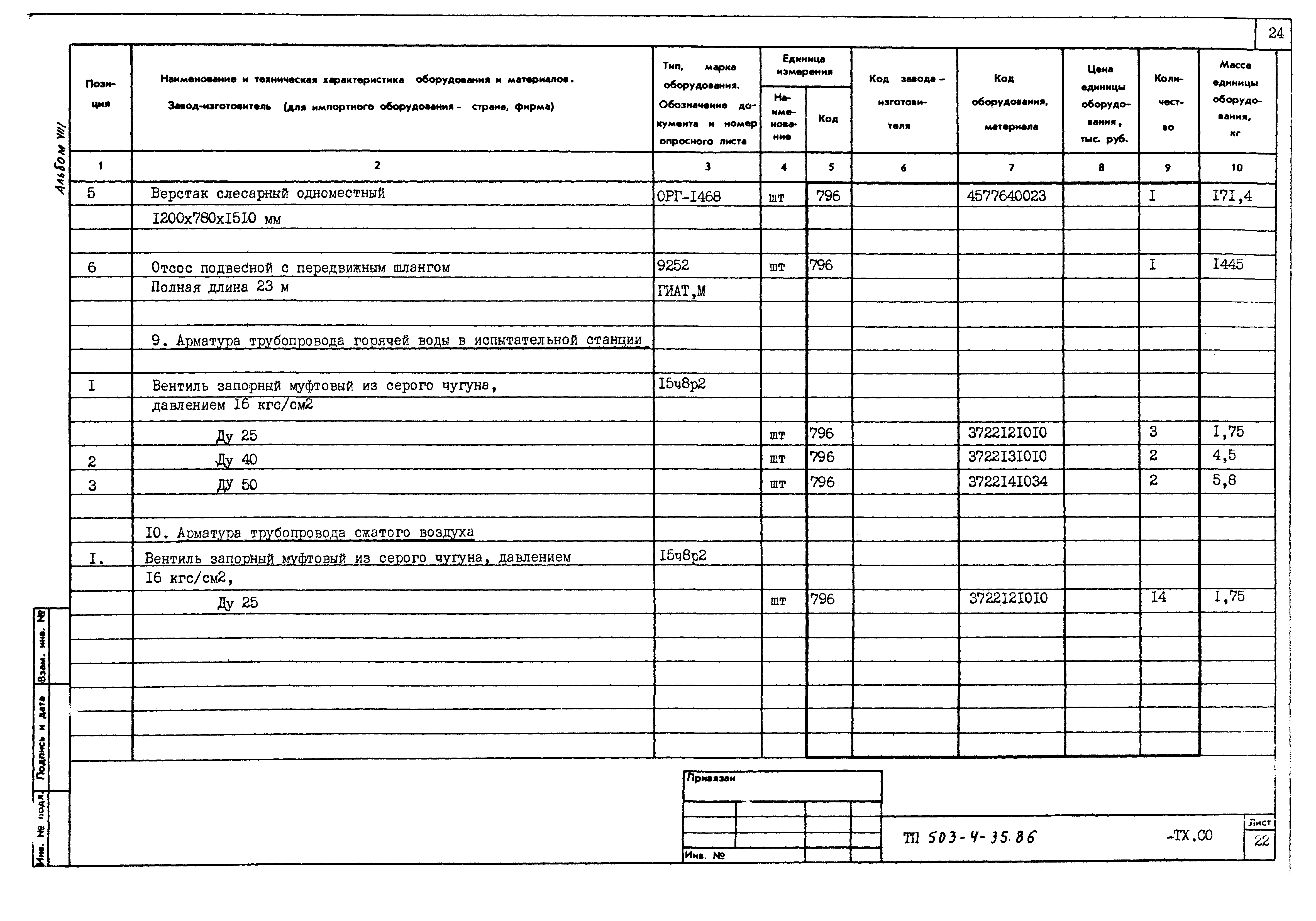 Типовой проект 503-4-35.86