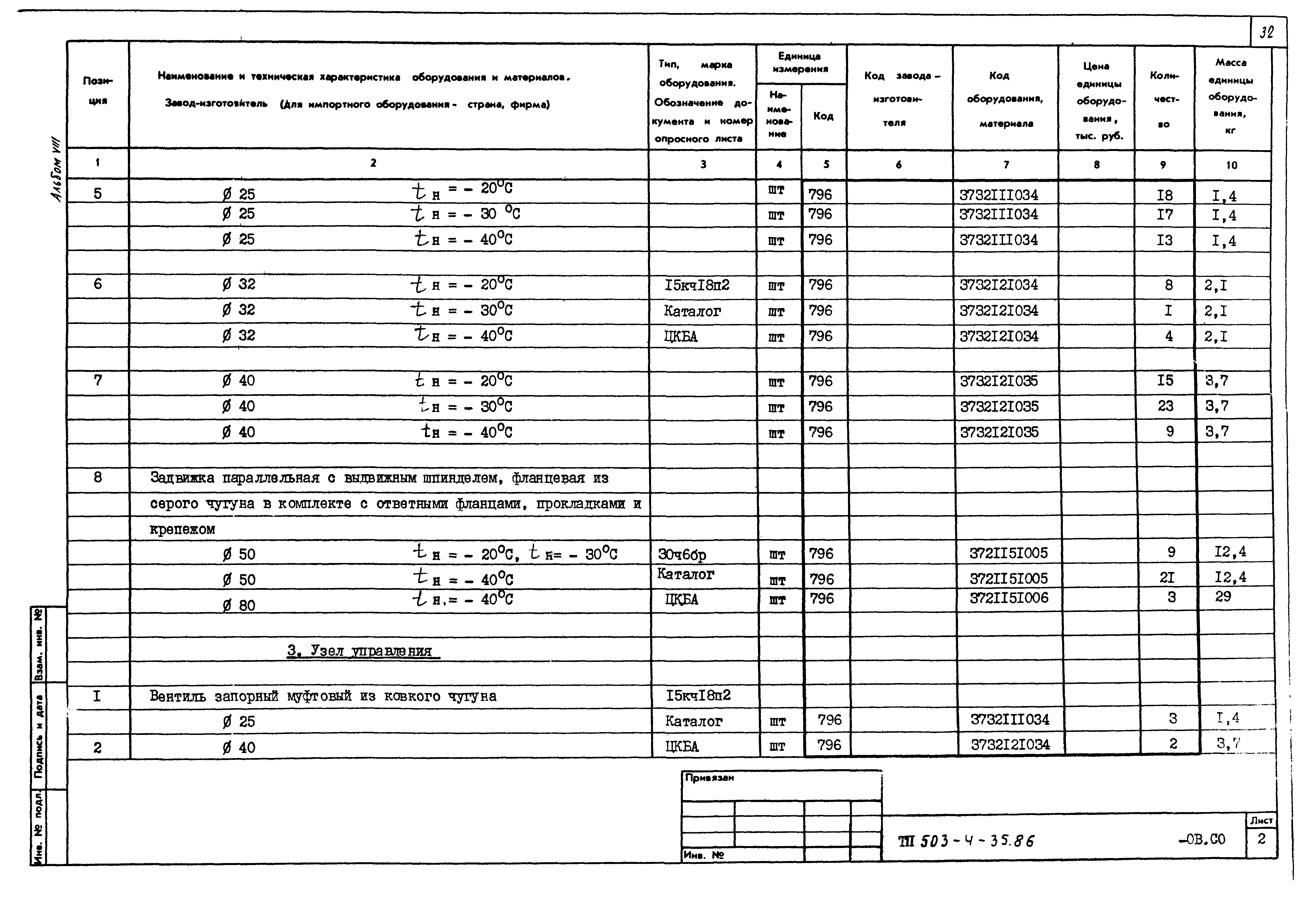 Типовой проект 503-4-35.86