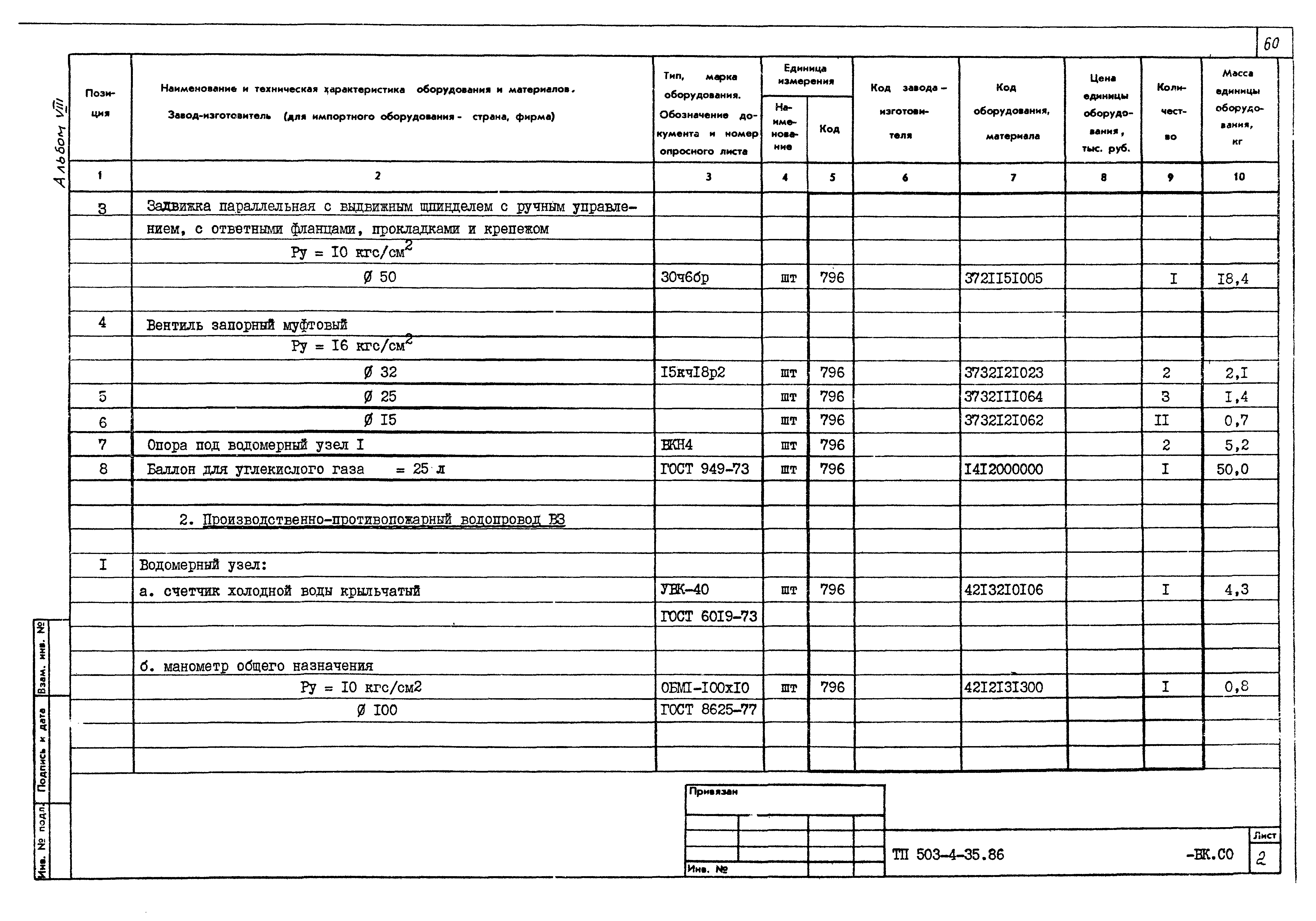 Типовой проект 503-4-35.86