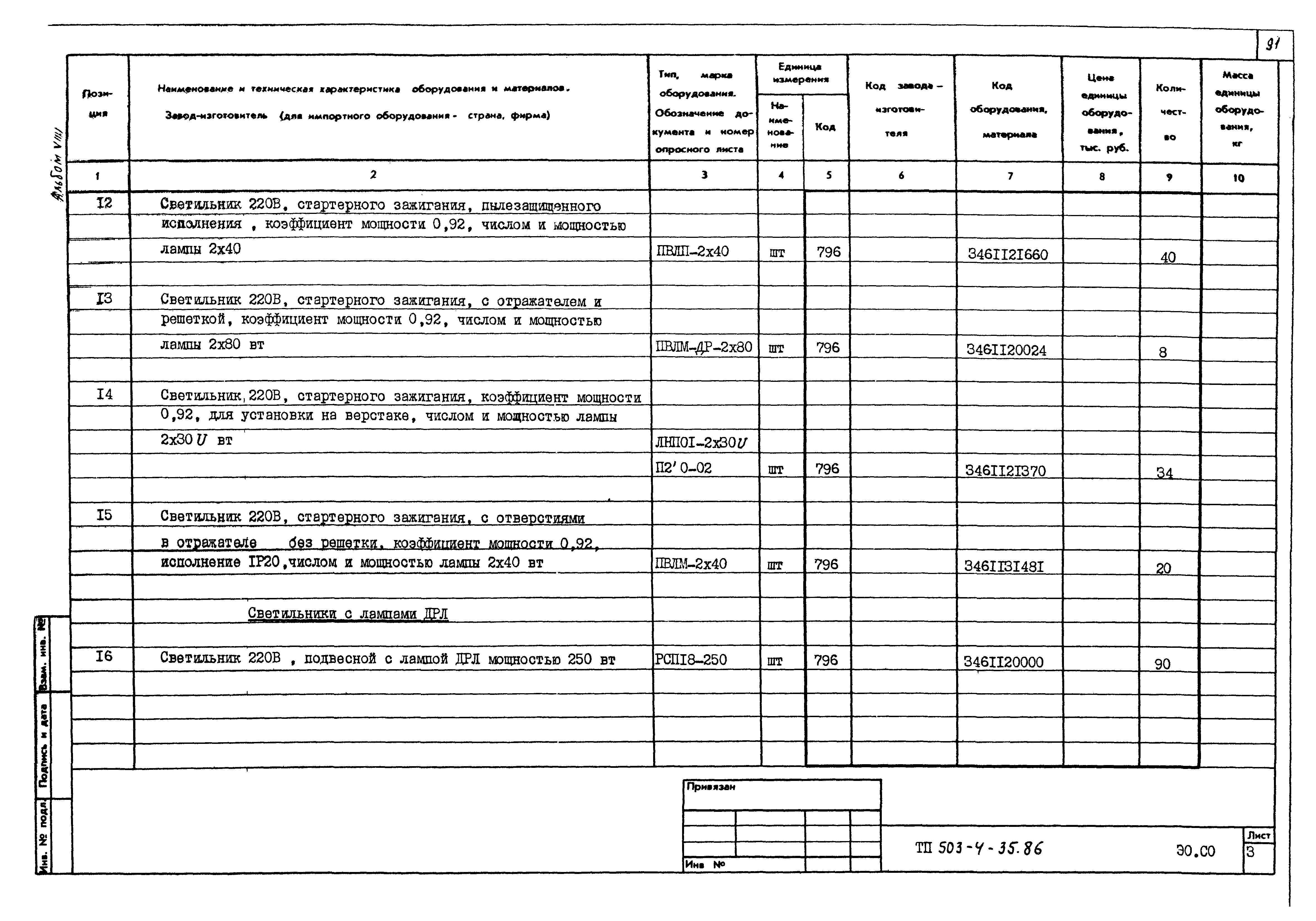 Типовой проект 503-4-35.86