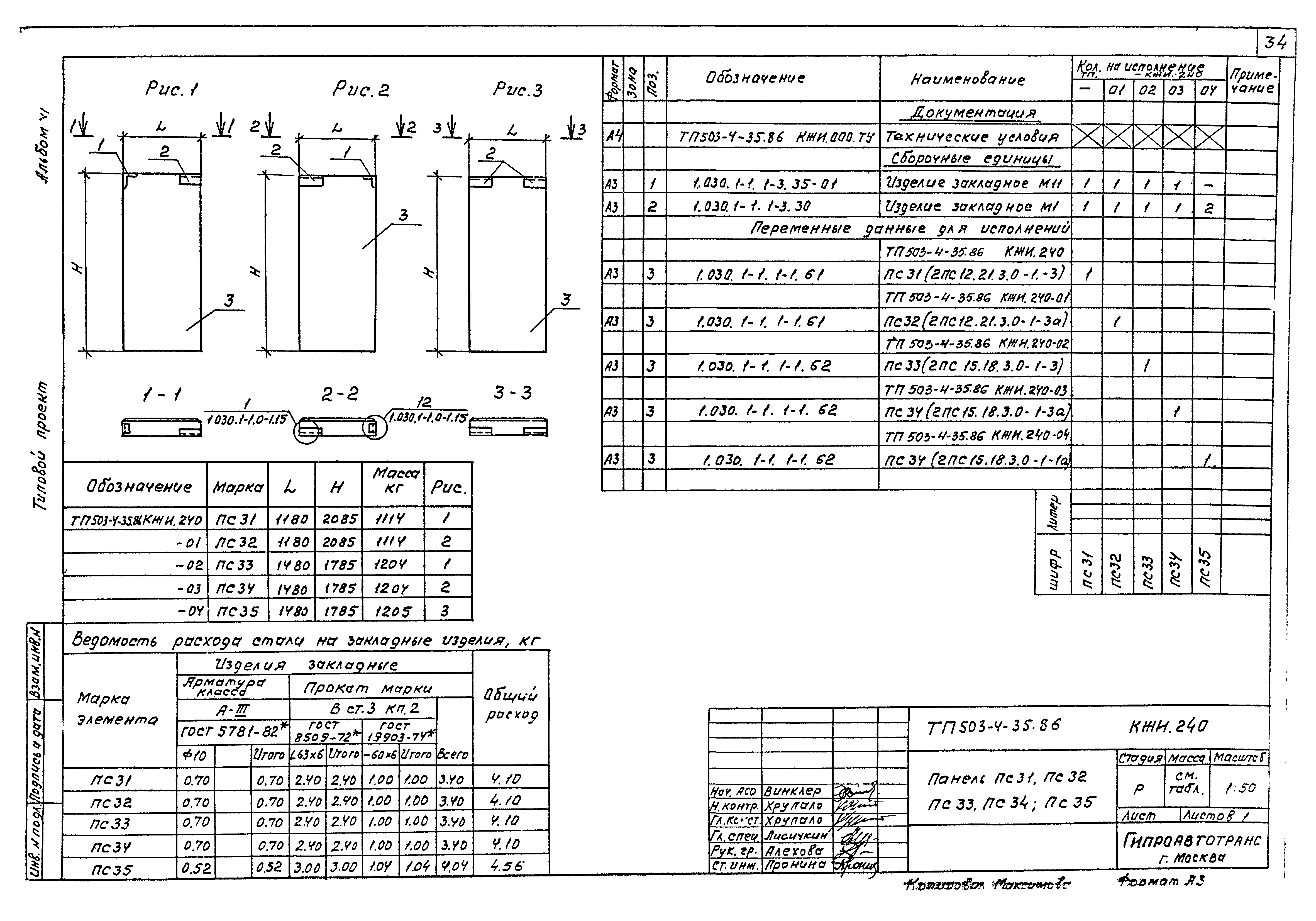 Типовой проект 503-4-35.86