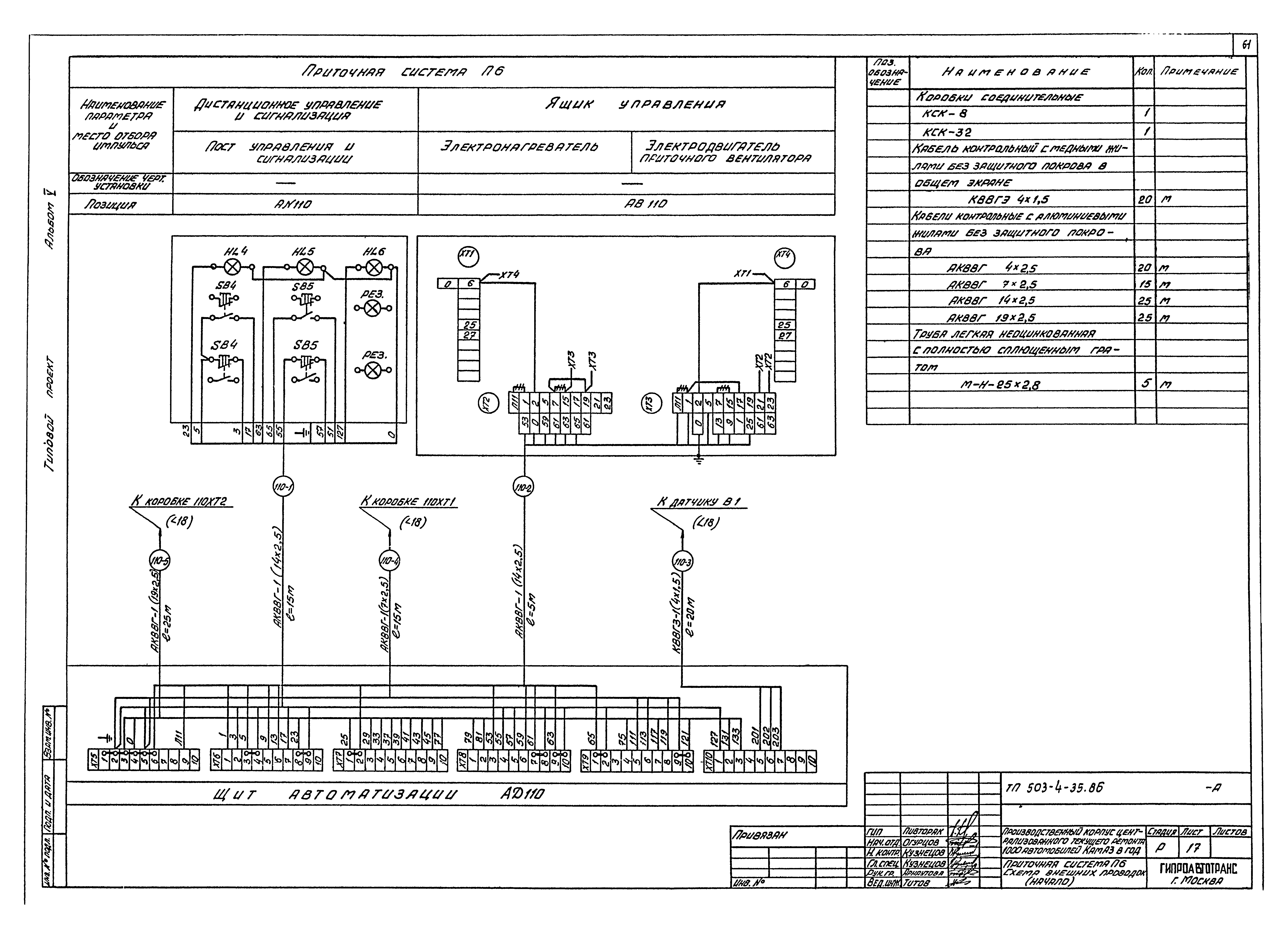 Типовой проект 503-4-35.86