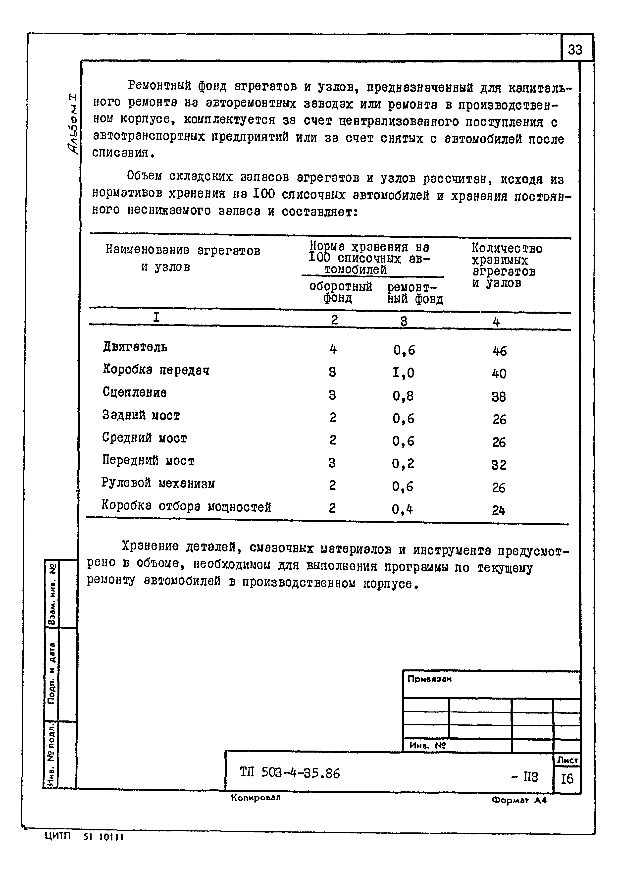 Типовой проект 503-4-35.86