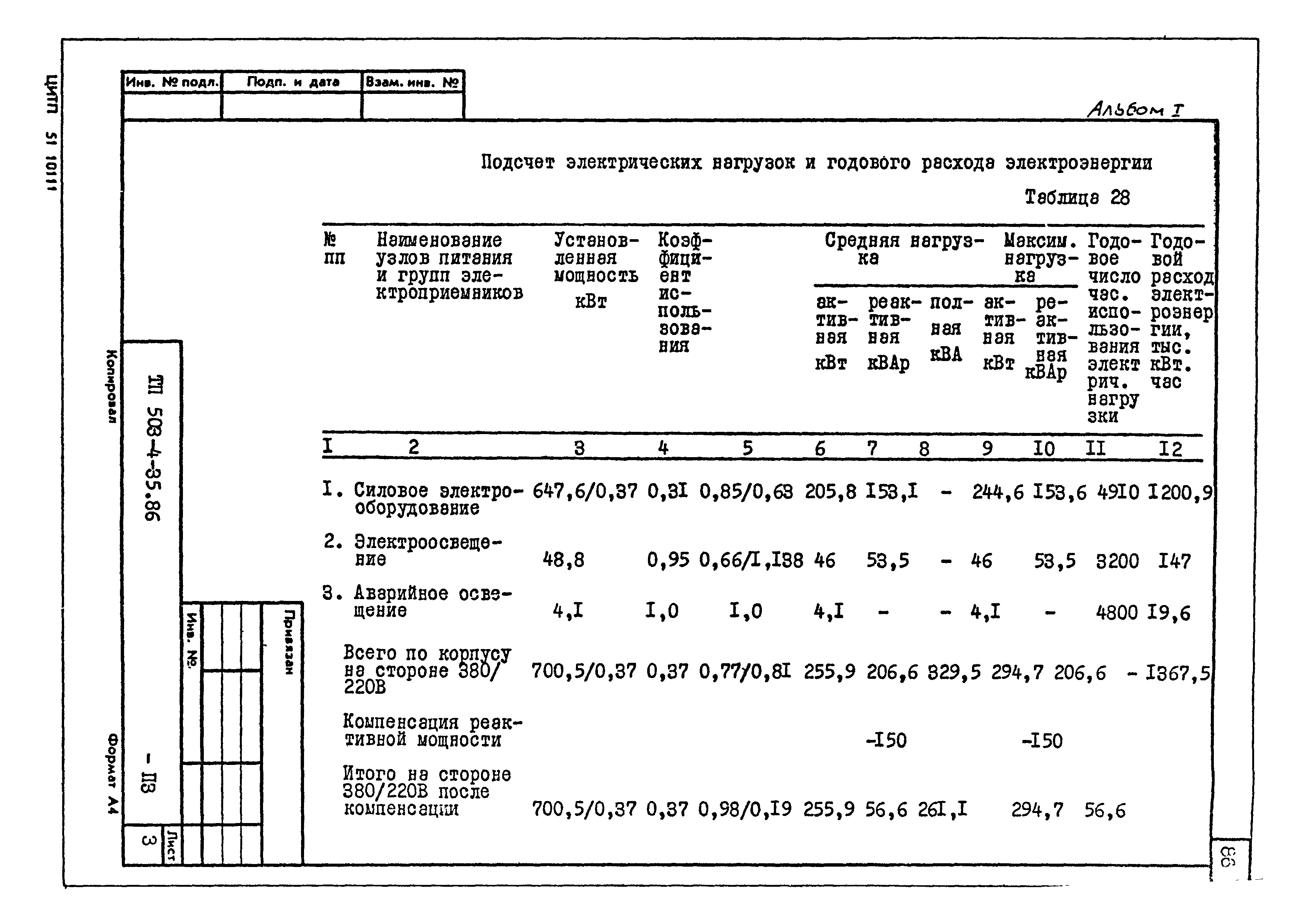 Типовой проект 503-4-35.86